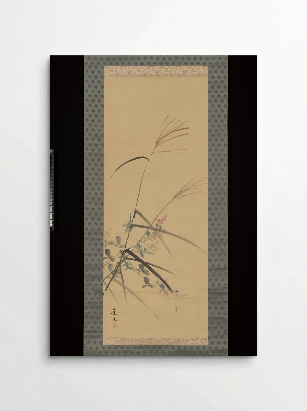 Bush Clover, Grass and Cricket - Matsumura Keibun - Poster