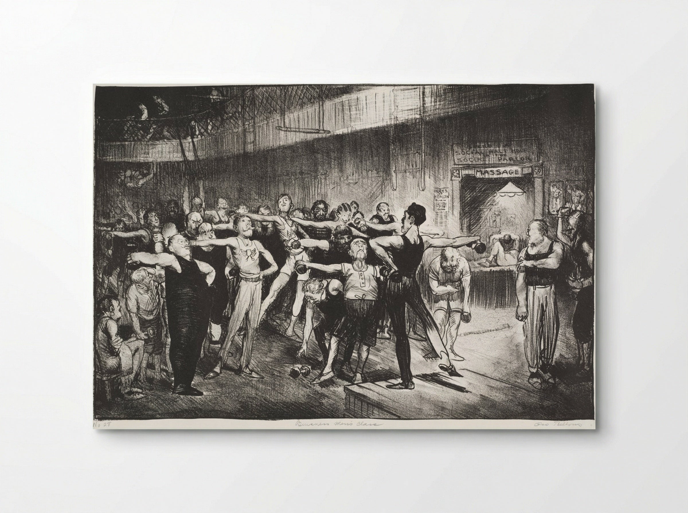 Business Men's Class - George Bellows - Poster