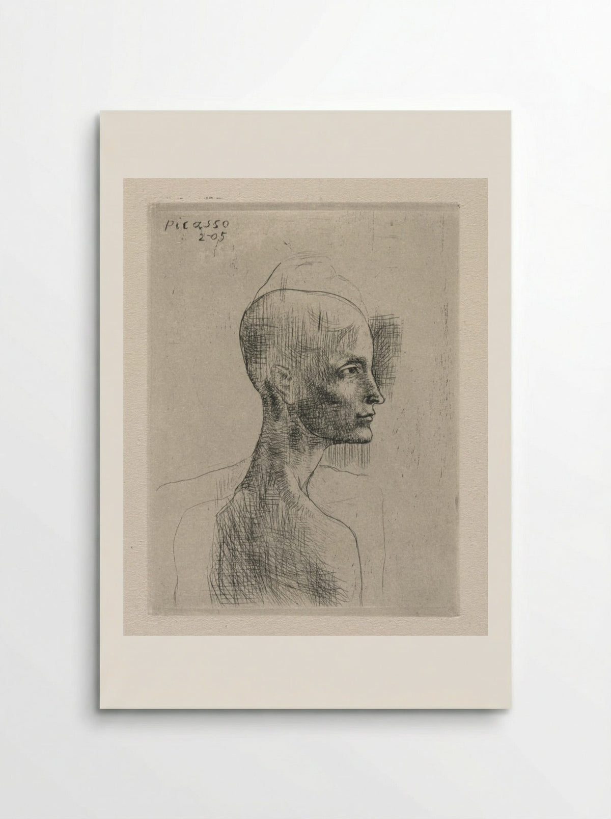 Bust of a Man - Pablo Picasso - Poster