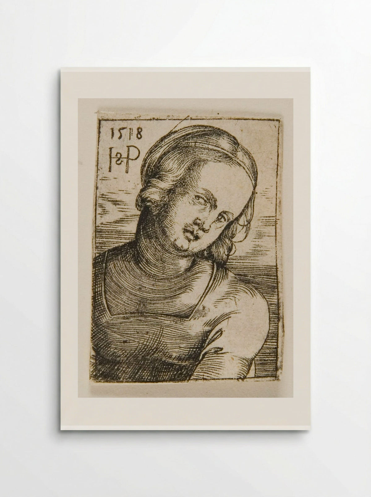 Bust of a Woman - Sebald Beham - Poster