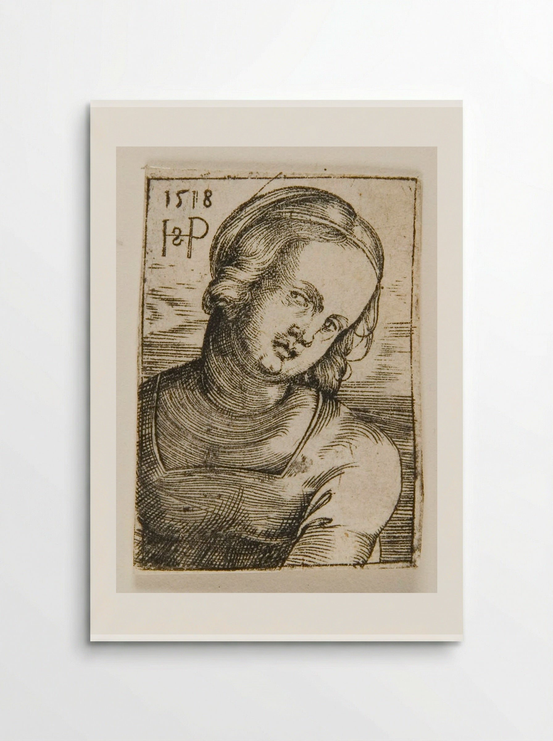 Bust of a Woman - Sebald Beham - Poster