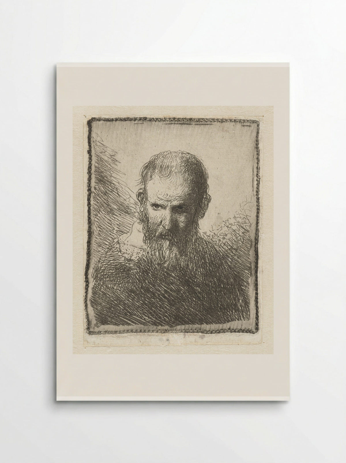 Bust of an Old Man - Jan Lievens - Poster