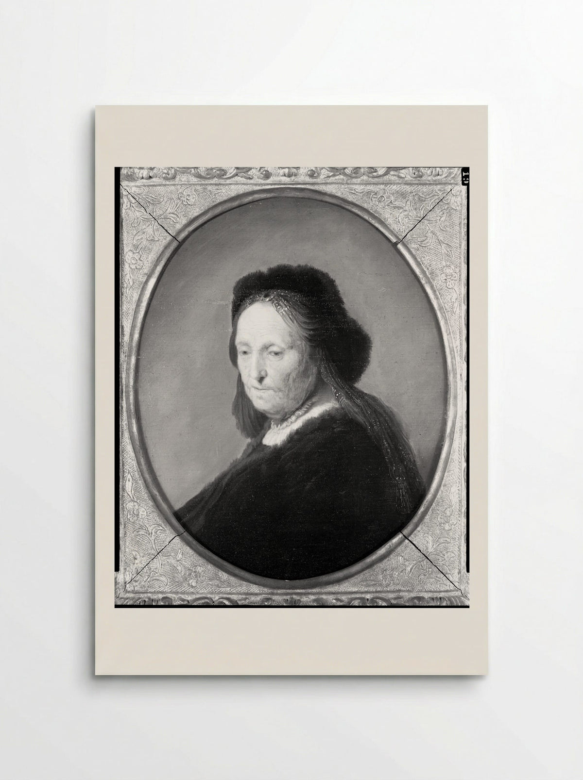 Bust of an Old Woman - Rembrandt Harmensz. van Rijn - Poster
