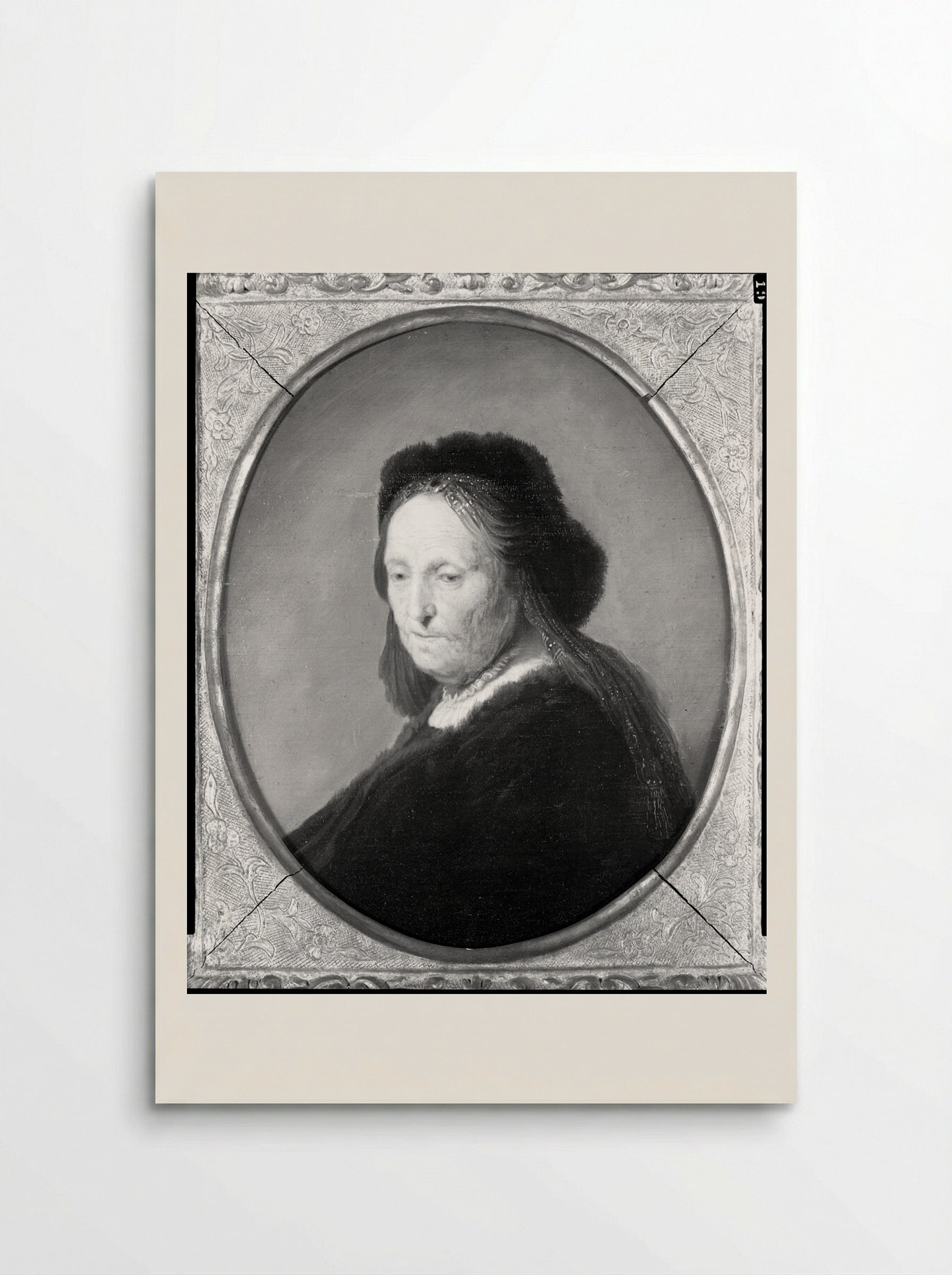 Bust of an Old Woman - Rembrandt Harmensz. van Rijn - Poster