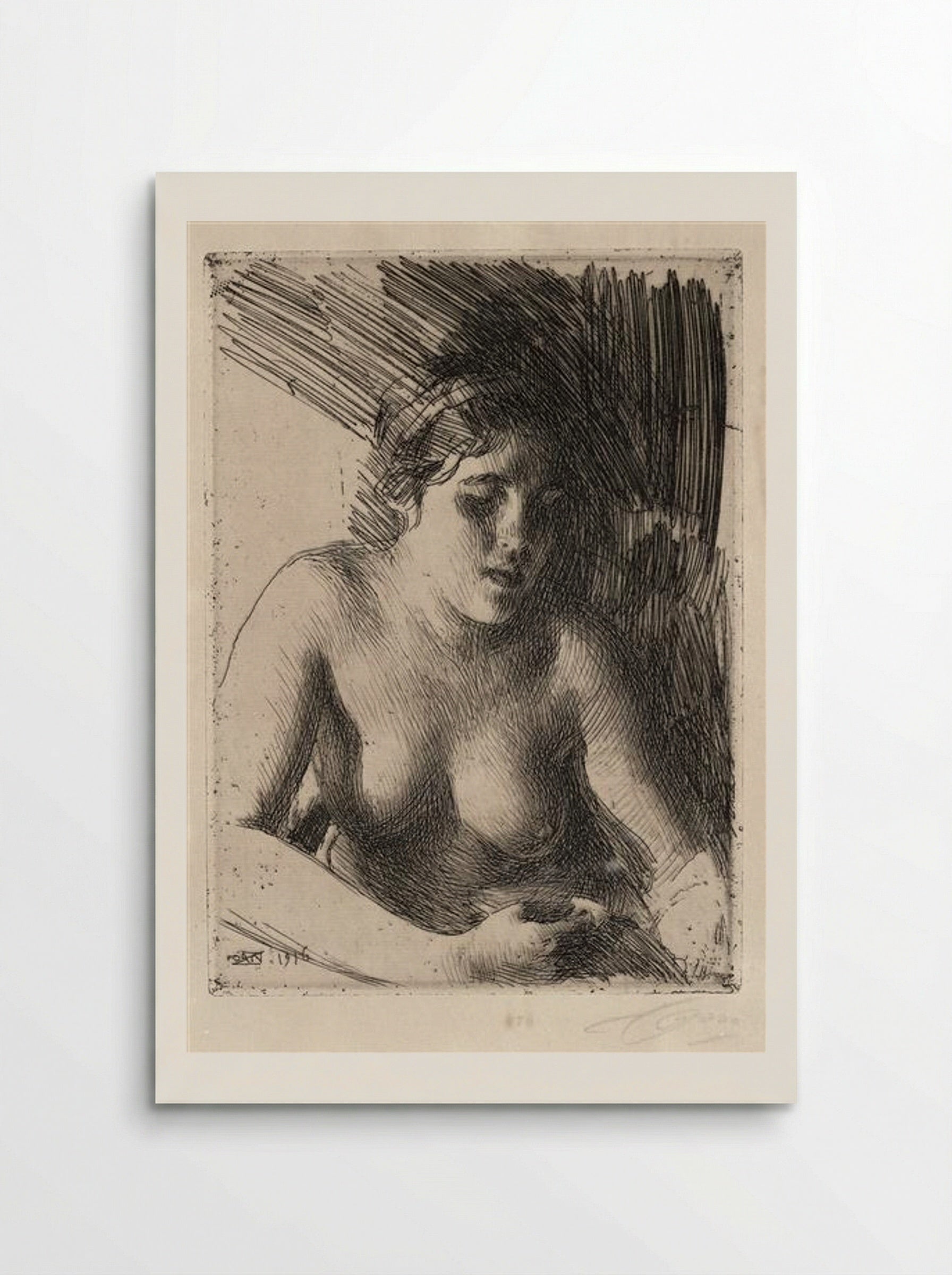Bust - Anders Zorn - Poster