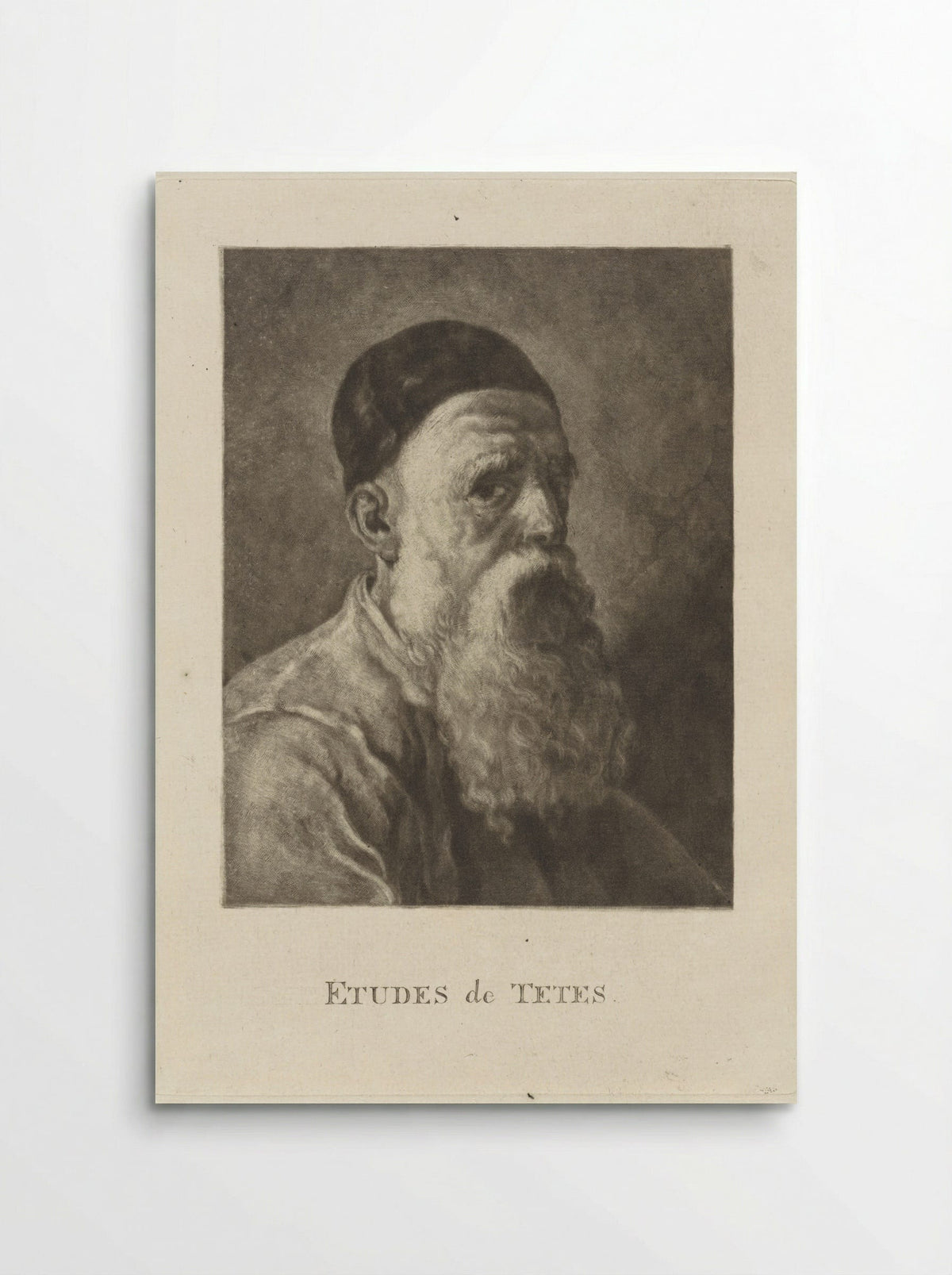 Buste van een oude man met een baard - Dirk van der Toorn - Poster