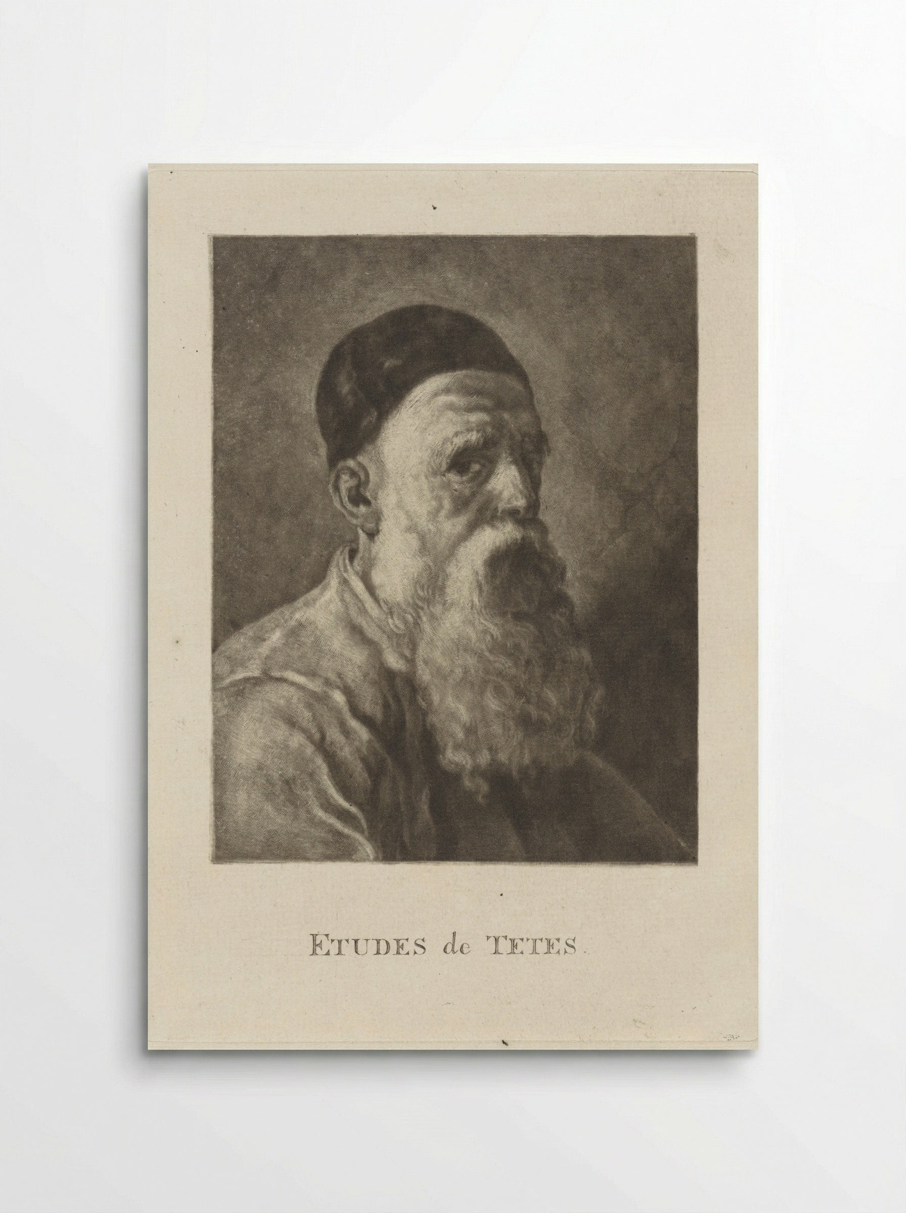 Buste van een oude man met een baard - Dirk van der Toorn - Poster
