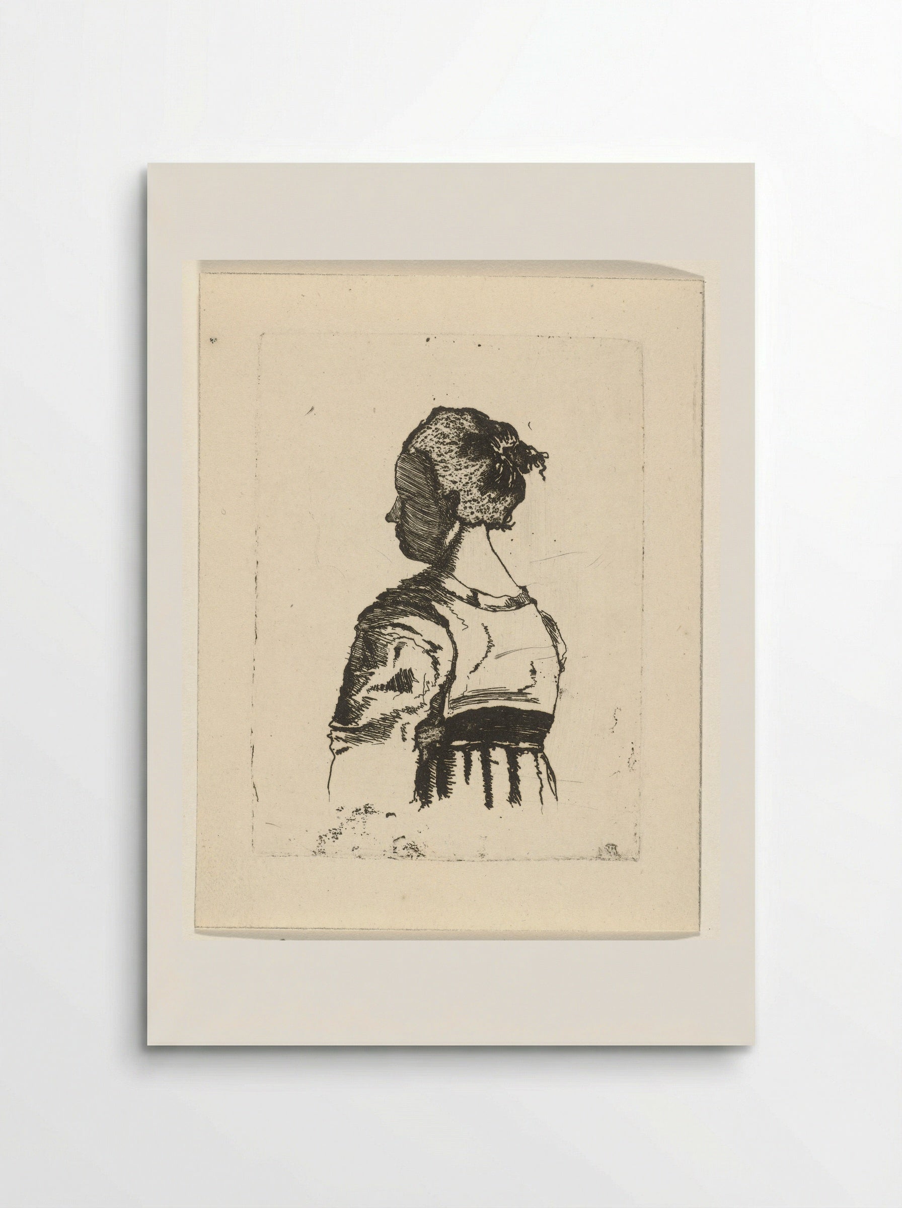 Buste van een vrouw - Gerrit Lamberts - Poster
