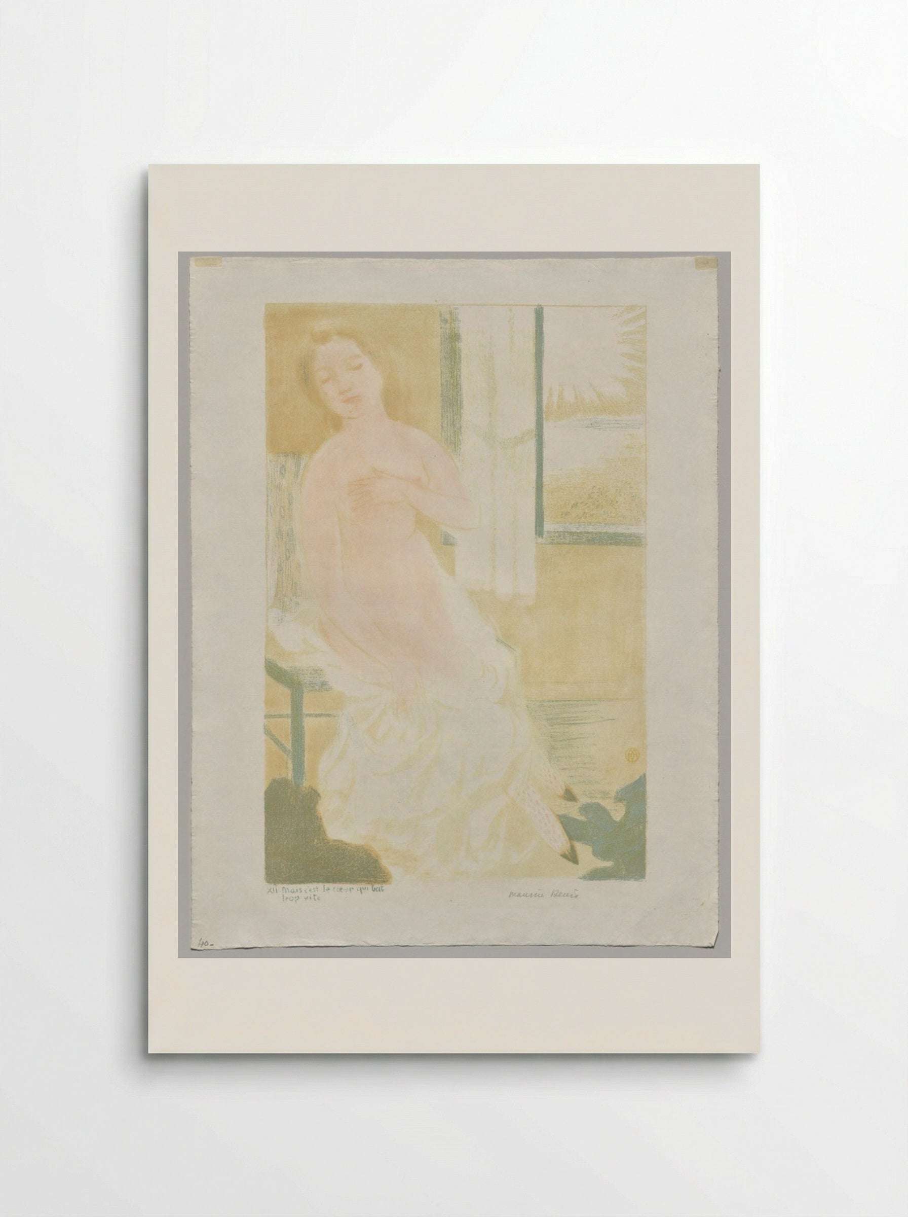 But It Is the Heart that Beats Too Fast - Maurice Denis - Poster