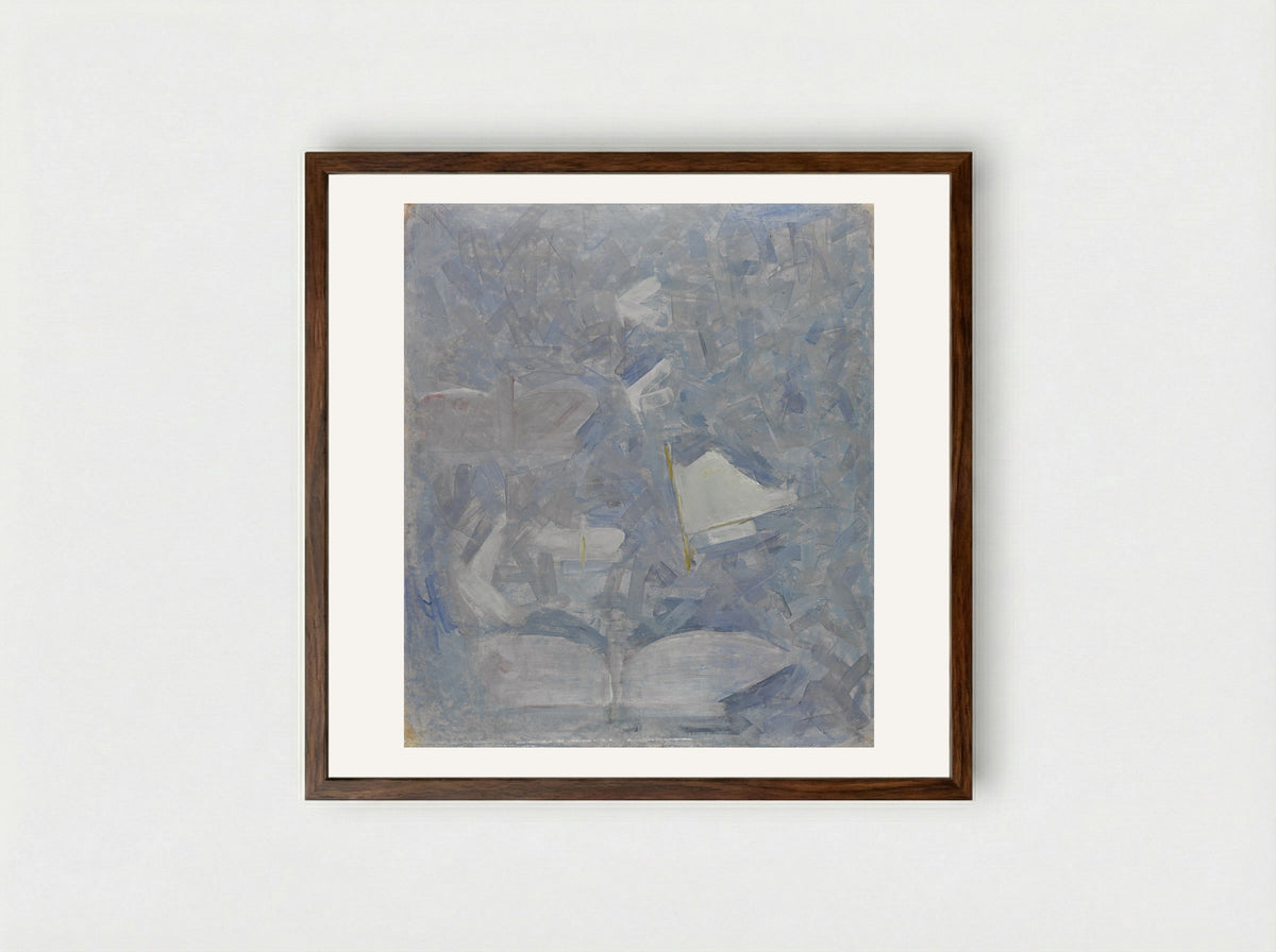 Butterflies - Mikalojus Konstantinas Čiurlionis - Framed Print Dark Wood