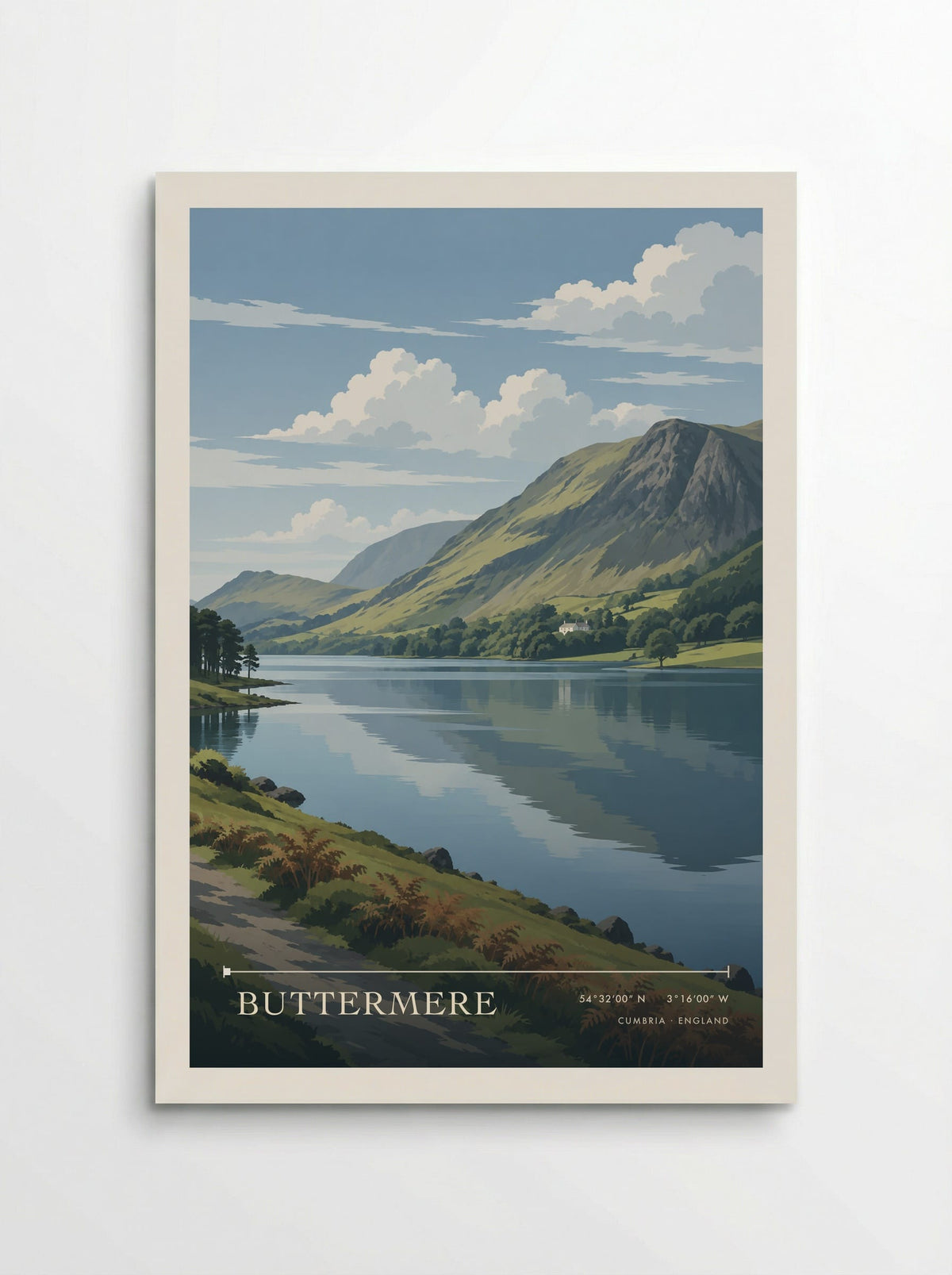 Buttermere, Cumbria | Travel Poster - Poster