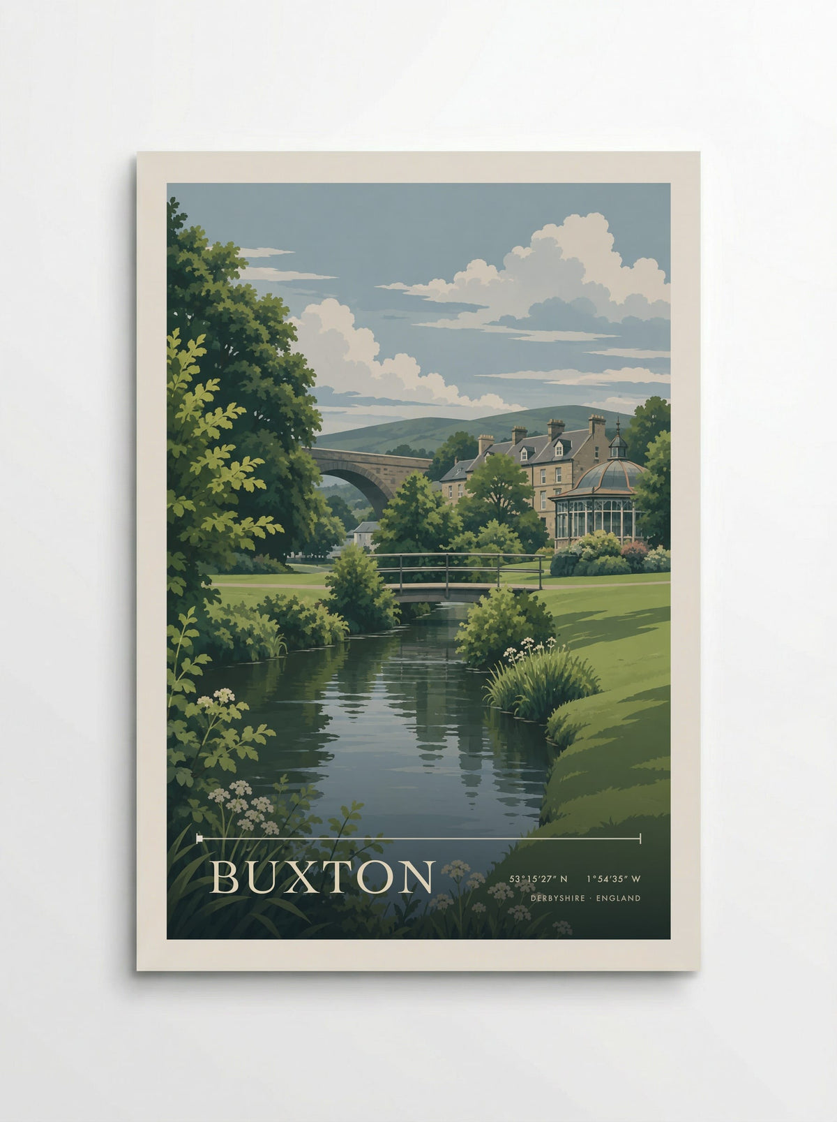 Buxton, Derbyshire | Travel Poster - Poster