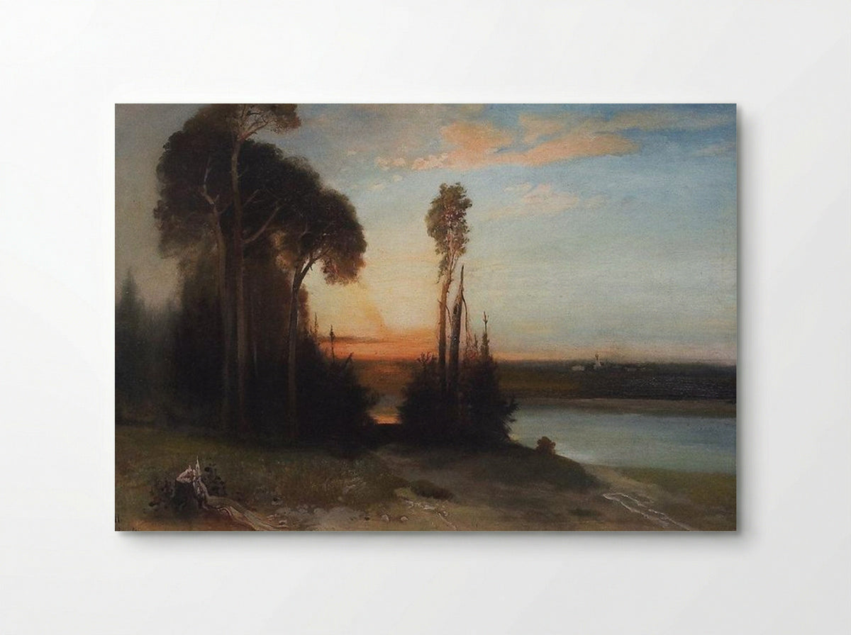 By Evening - Aleksey Savrasov - Poster