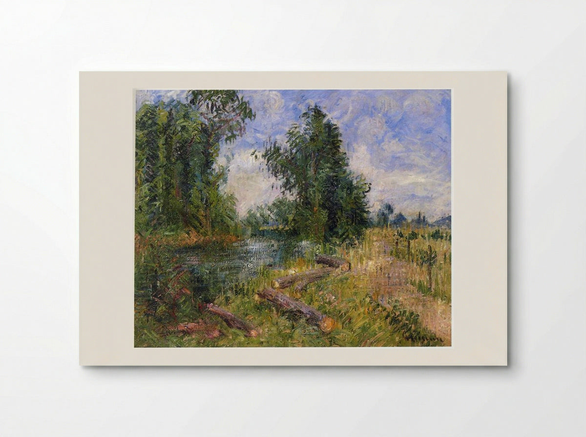 By the Lorne River near Caen - Gustave Loiseau - Poster
