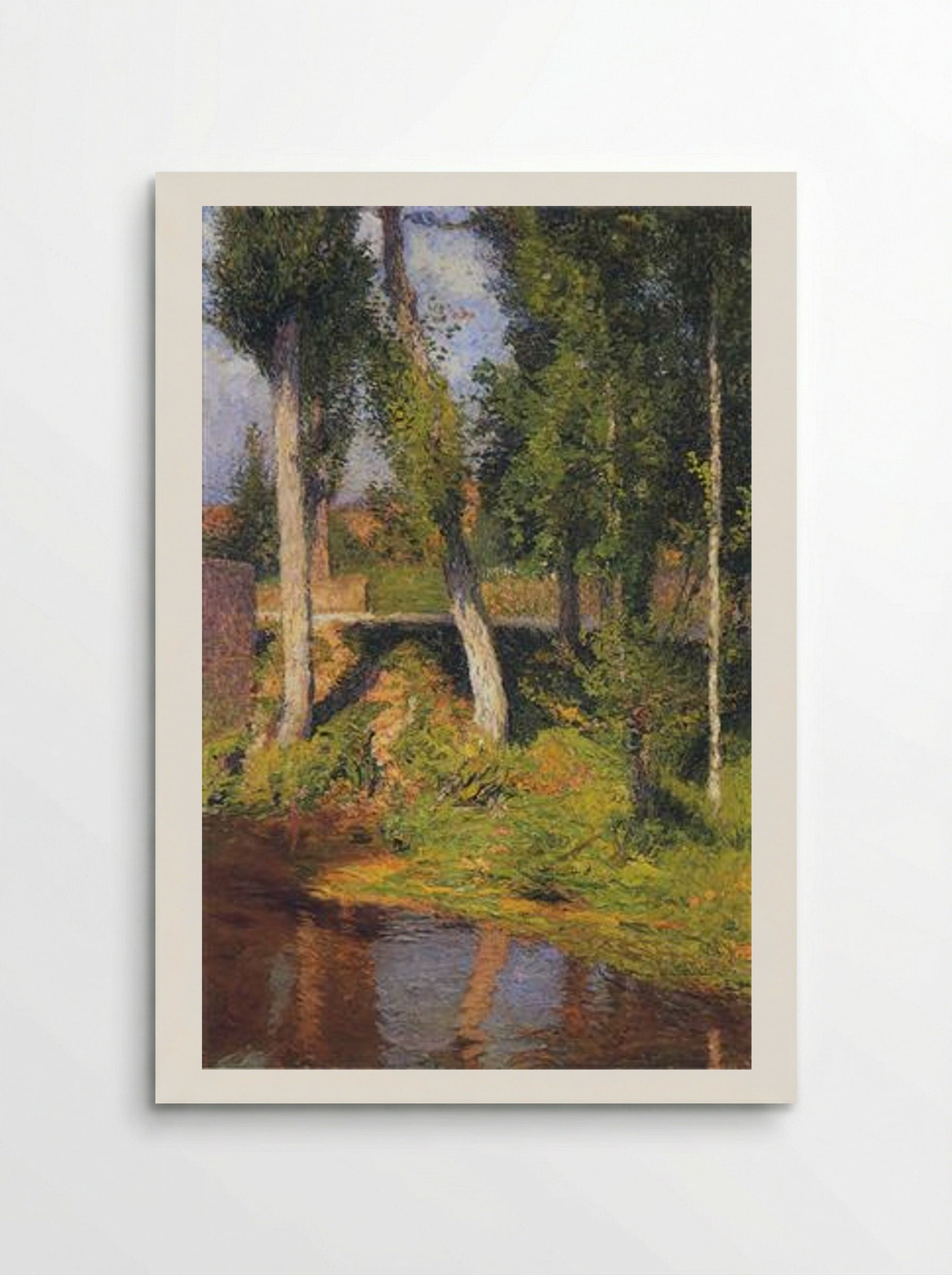 By the River - Henri Martin - Poster