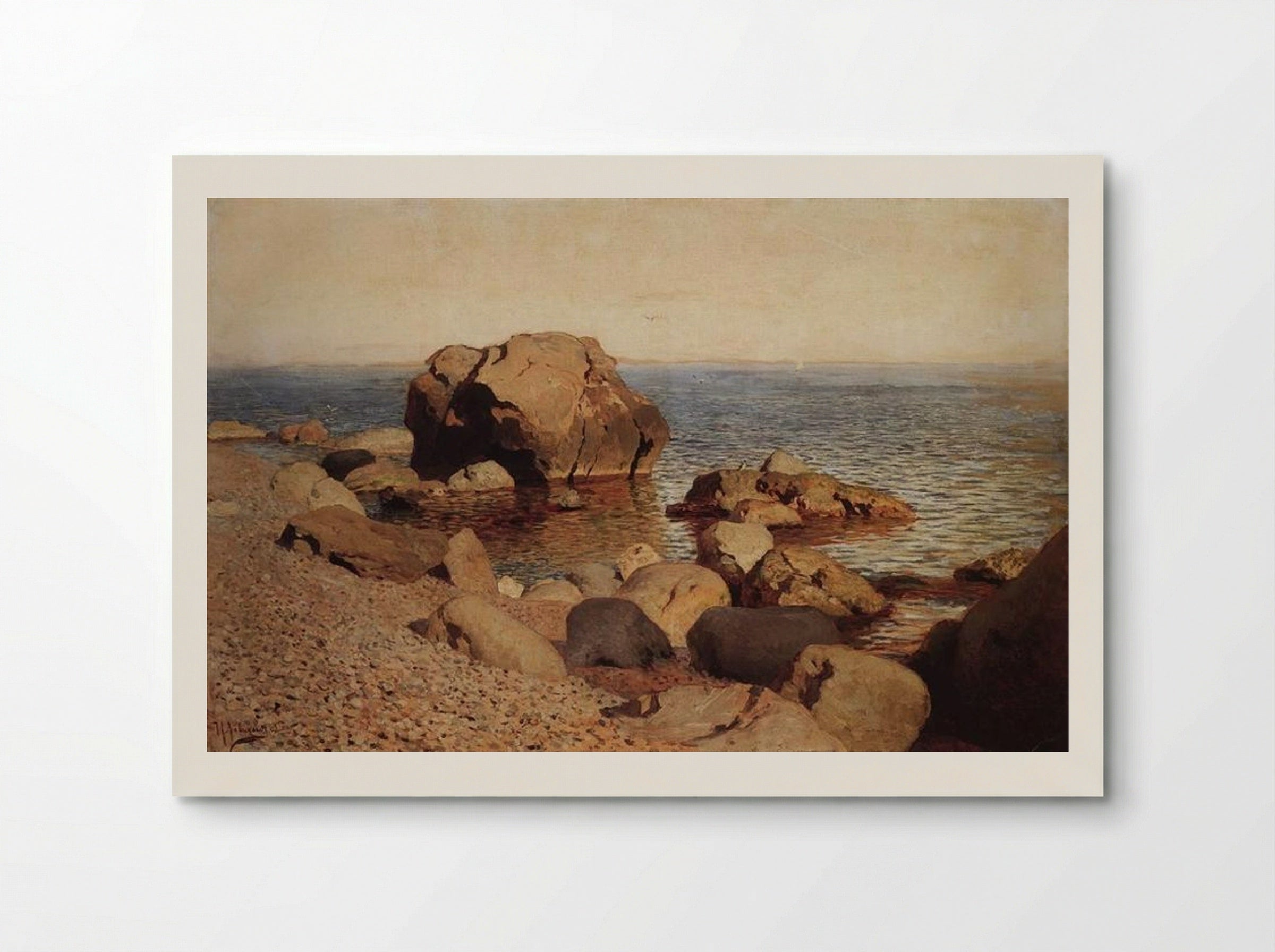 By the Seashore - Isaac Levitan - Poster