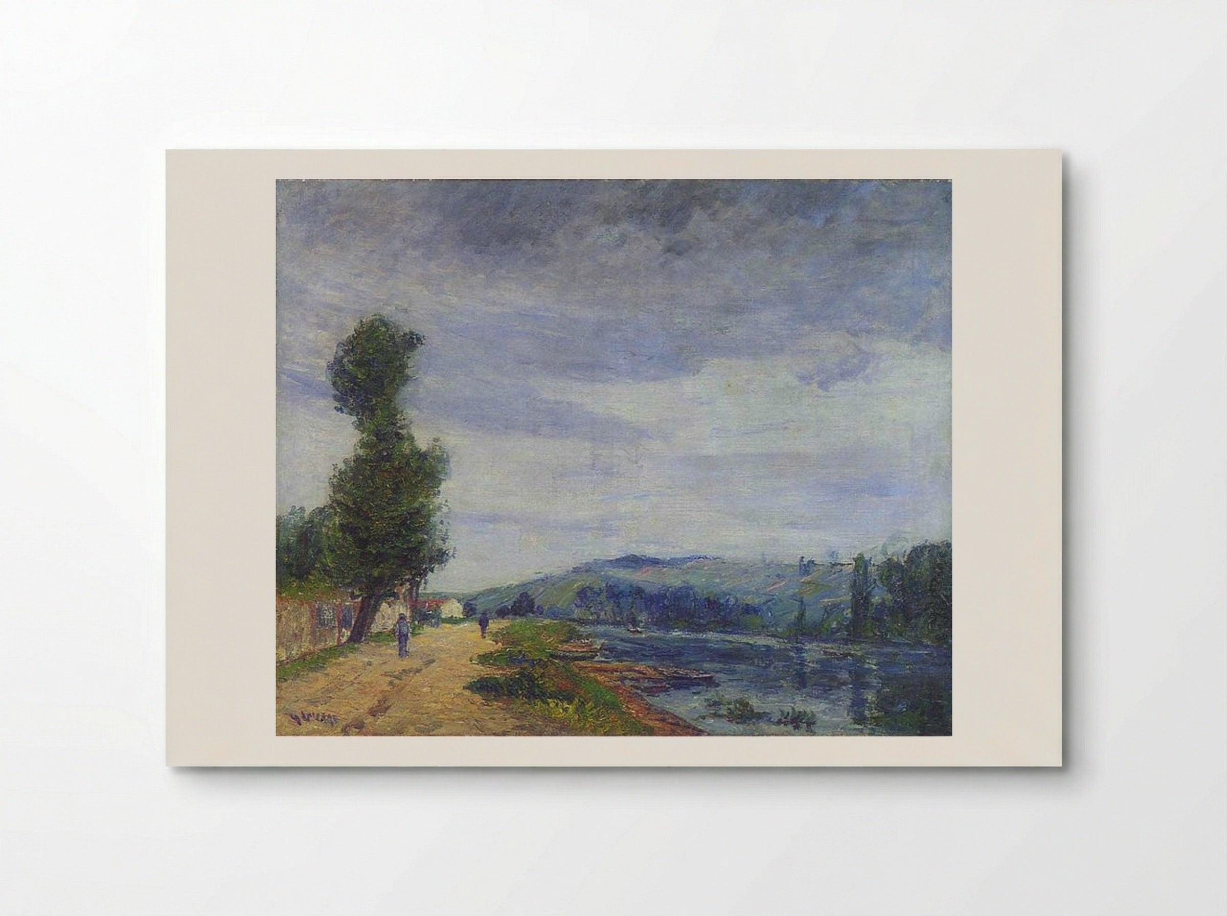 By the Seine, Stormy Weather - Gustave Loiseau - Poster