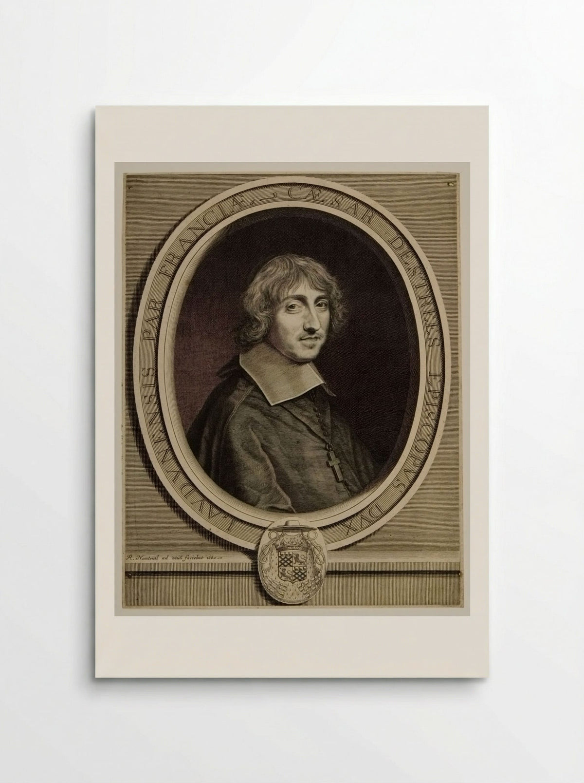 César, Cardinal d'Estrées, Evêque-Duc de Laon - Robert Nanteuil - Poster