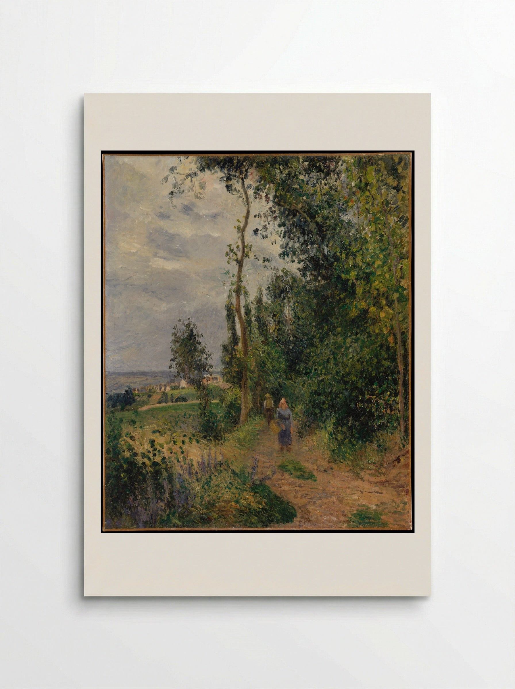 Côte des Grouettes, near Pontoise - Camille Pissarro - Poster
