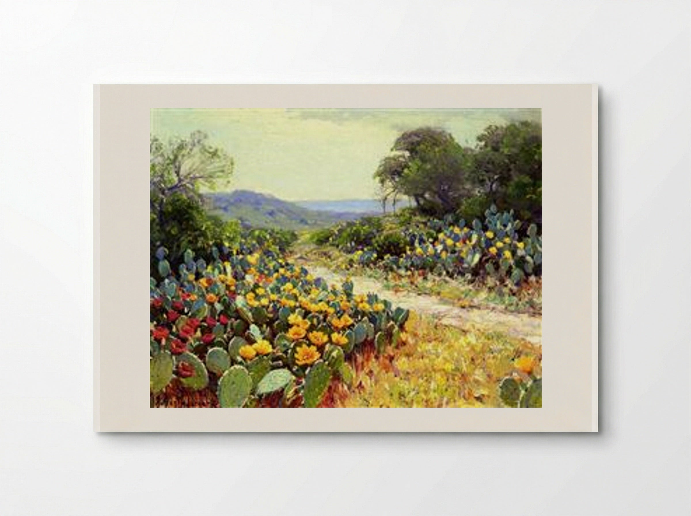 Cactus in Bloom - Robert Julian Onderdonk - Poster