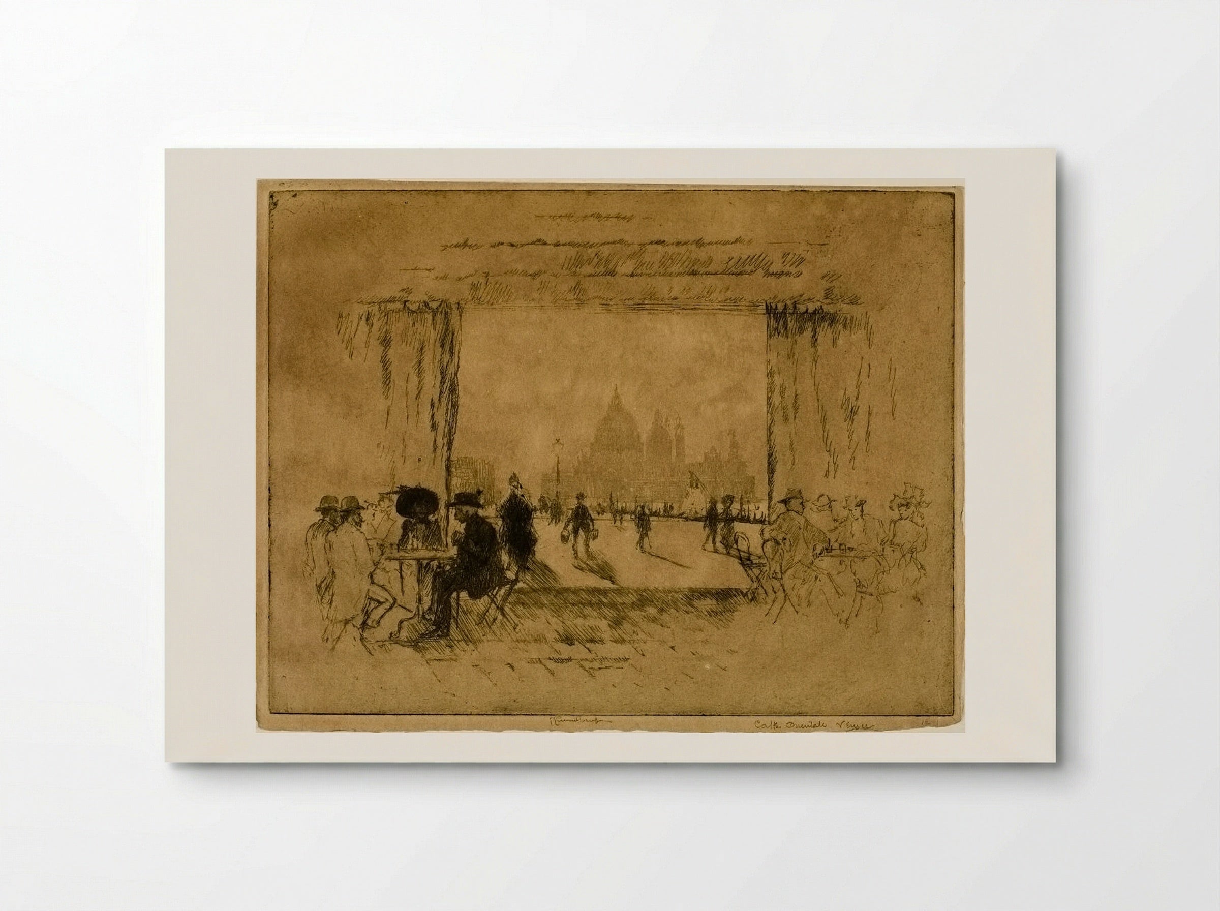 Café Orientale, Venice - Joseph Pennell - Poster