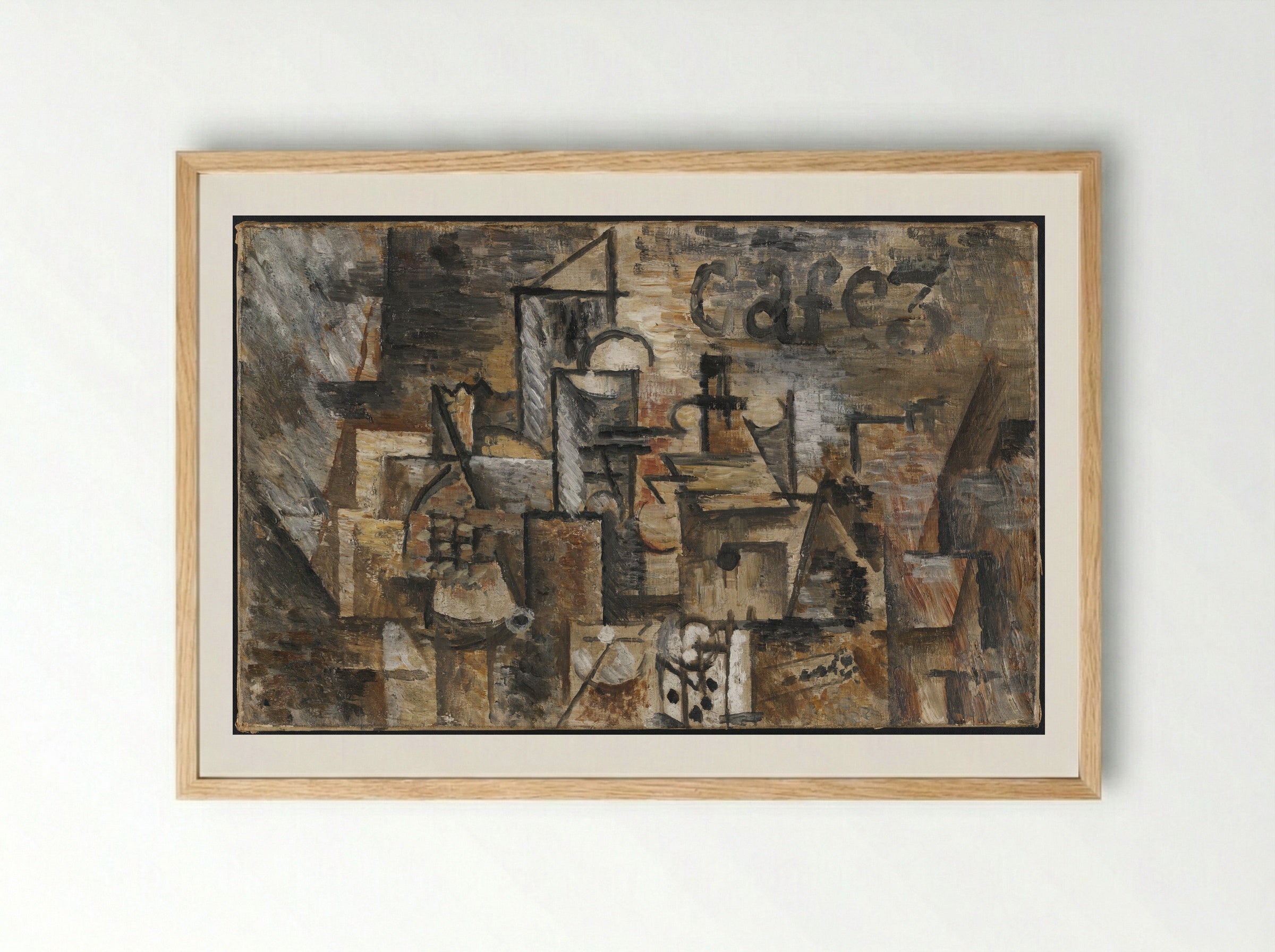 Cafe - Pablo Picasso - Framed Print Wood