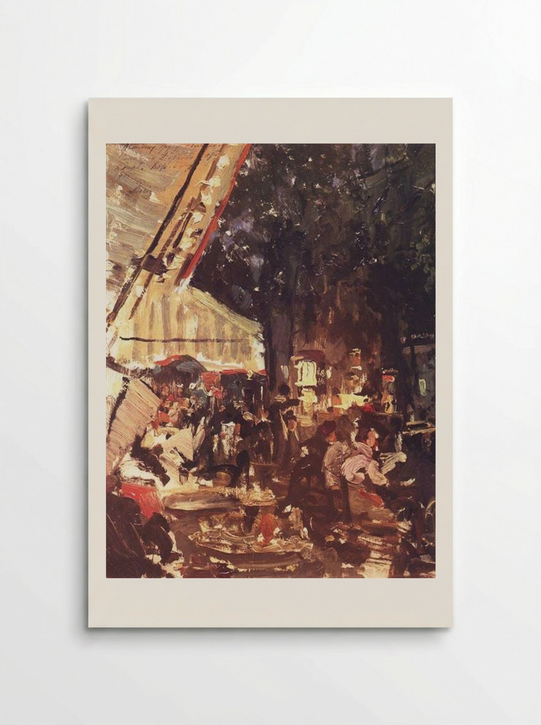 Cafe - Konstantin Korovin - Poster
