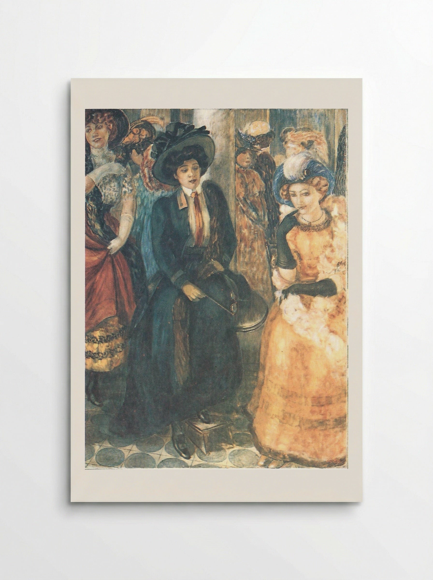 Cafe - Kuzma Petrov-Vodkin - Poster