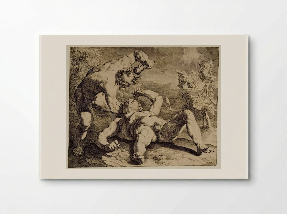 Cain Killing Abel - Jan Harmensz. Muller - Poster