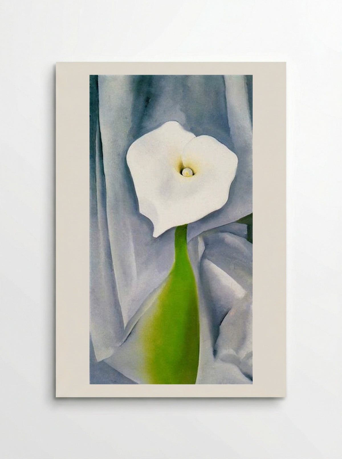 Calla Lily on Grey - Georgia O'Keeffe - Poster