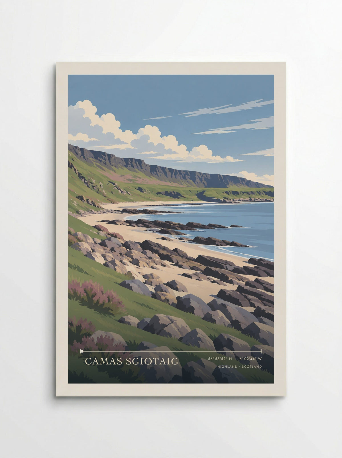 Camas Sgiotaig, Highland | Travel Poster - Poster