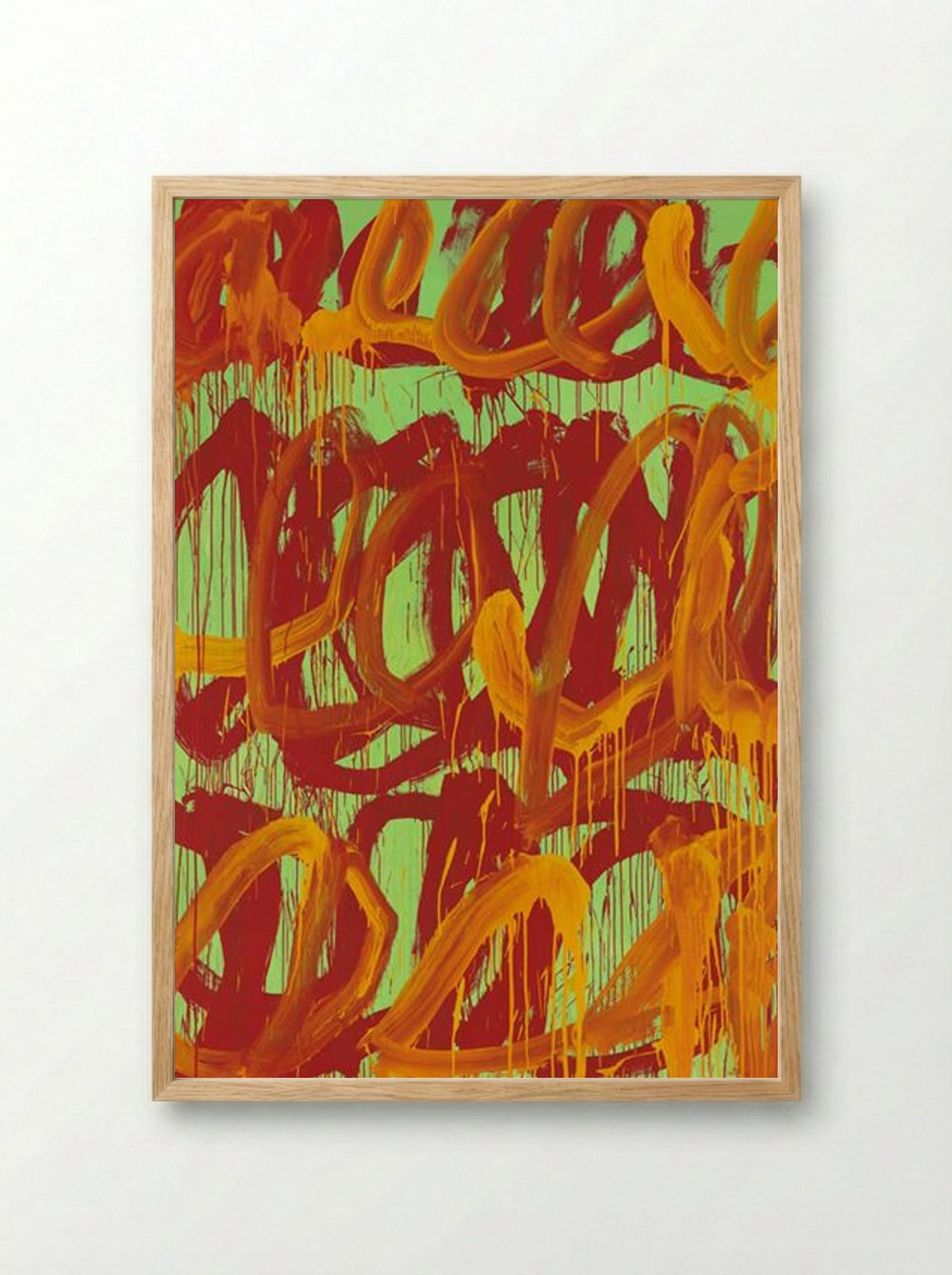 Camino Real (II) - Cy Twombly - Framed Print Wood