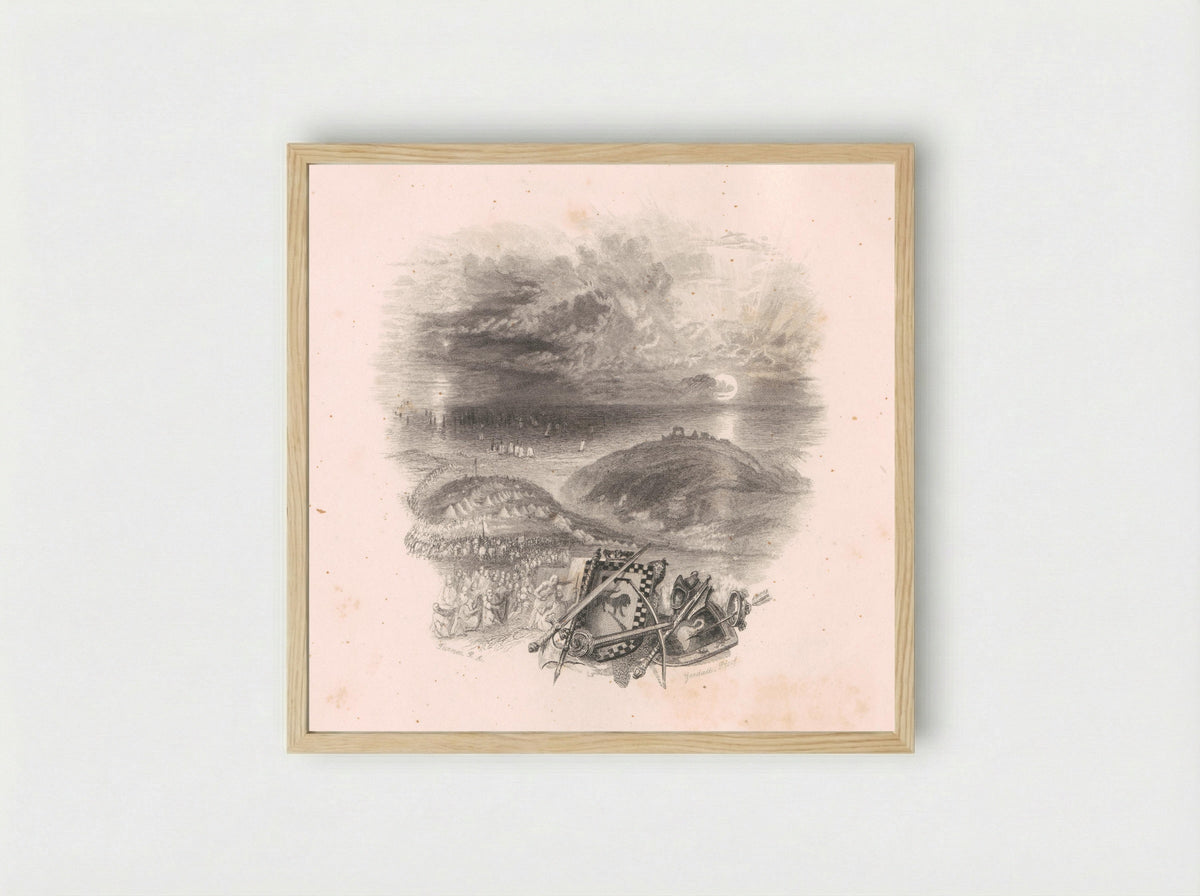 Camp Hill, Hastings - Edward Goodall - Framed Print Wood