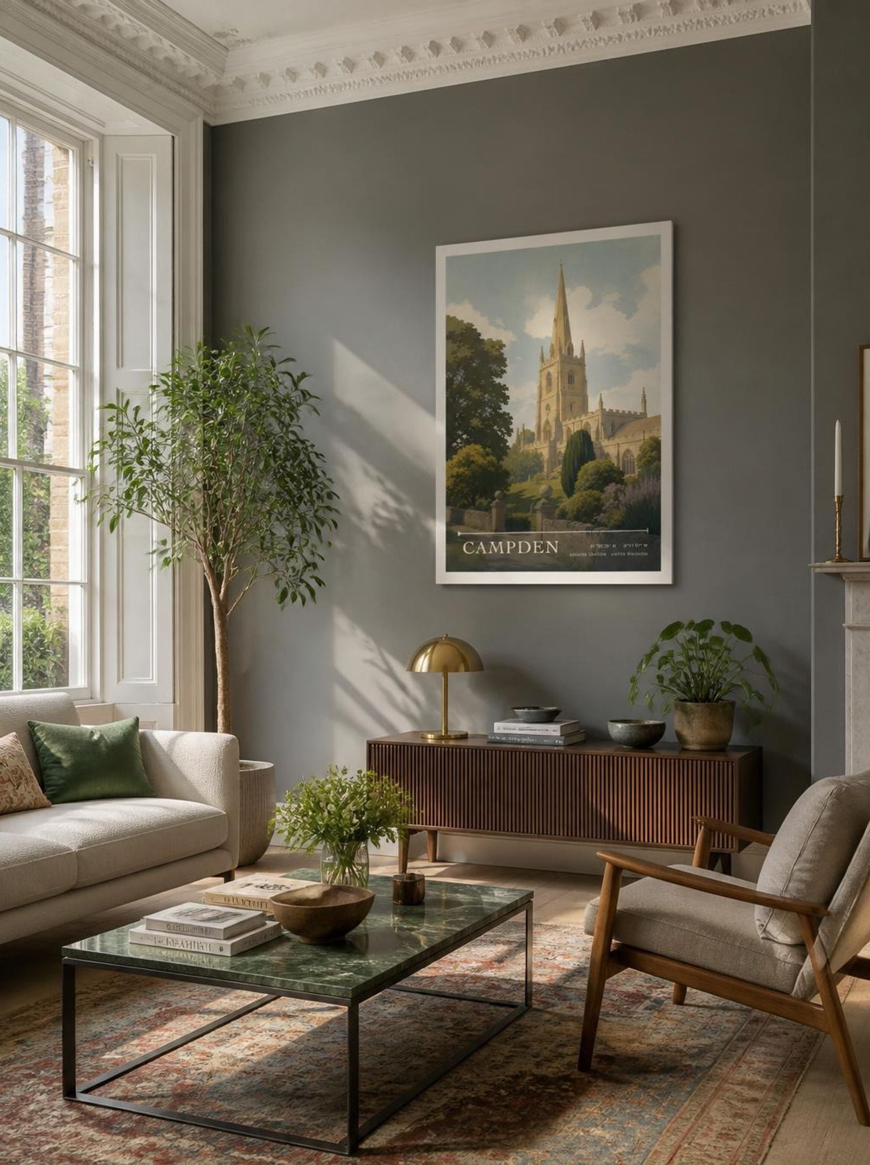 Campden Greater London United Kingdom Travel Poster - Lifestyle
