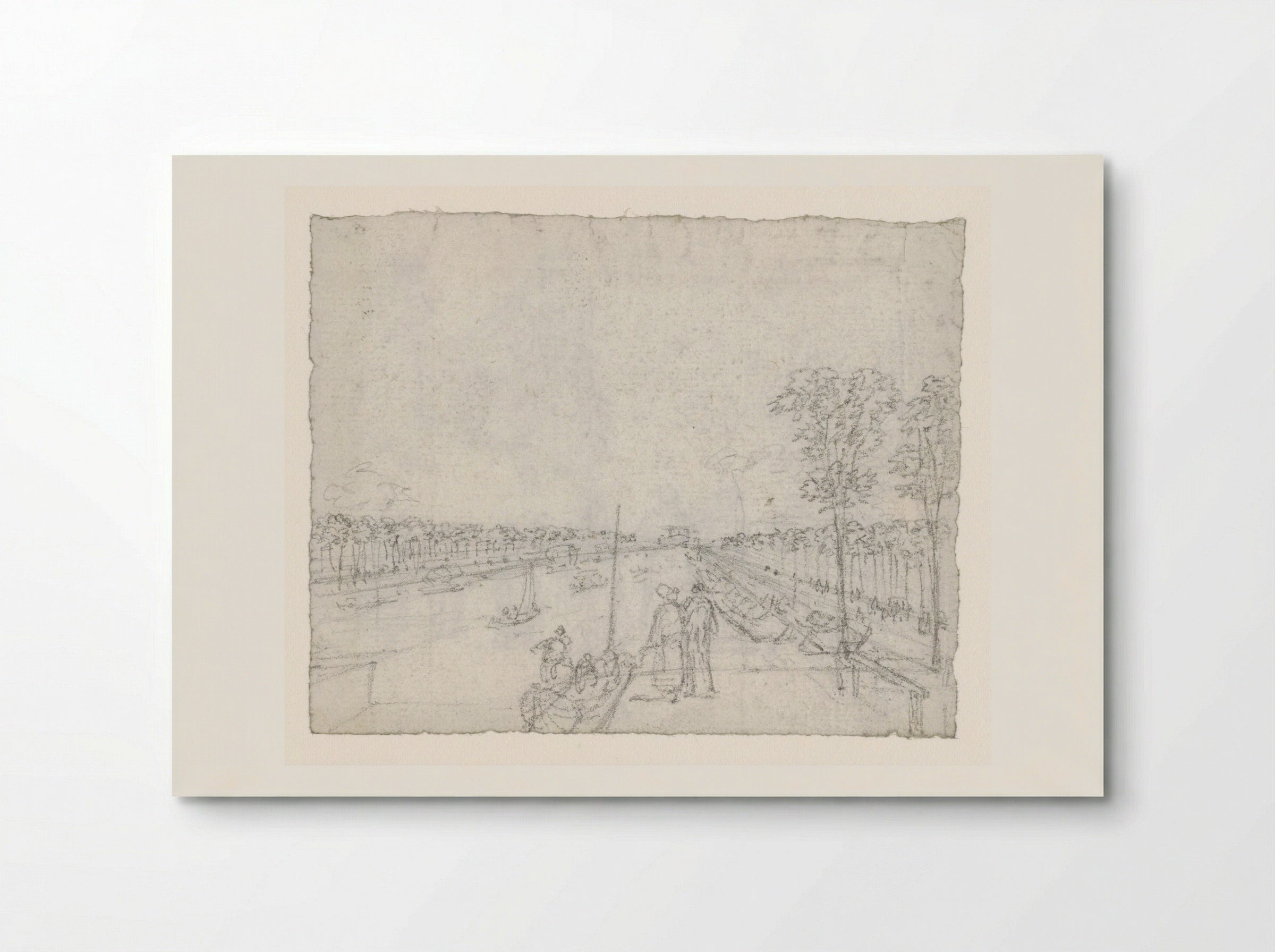 Canal St. Martin - Georges Michel - Poster