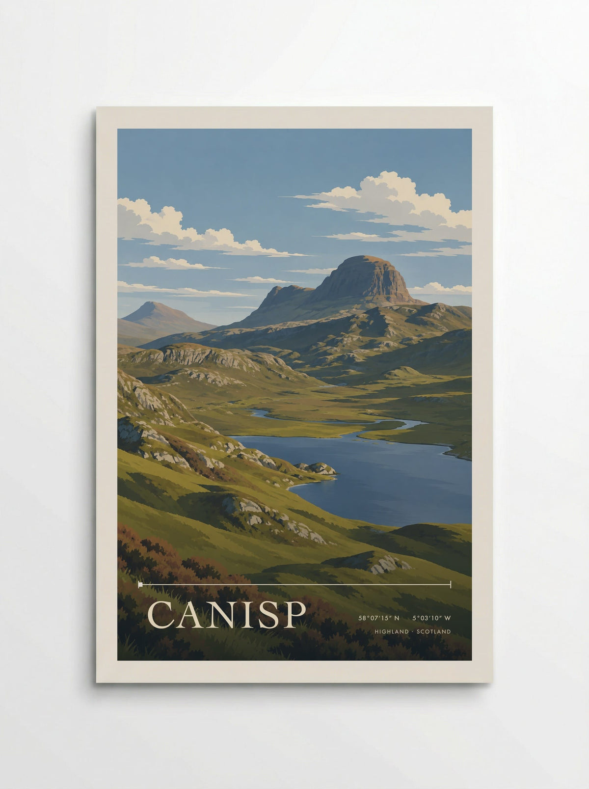 Canisp, Highland | Travel Poster - Poster