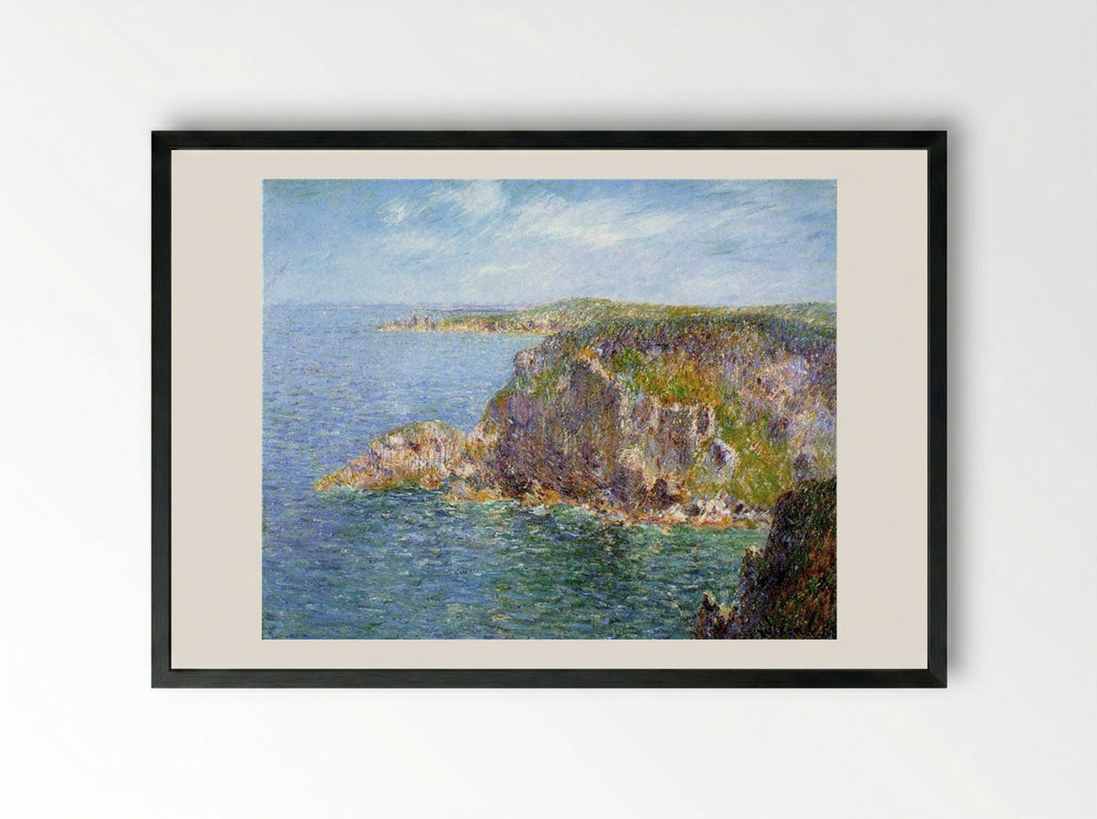 Cap Frehel - Gustave Loiseau - Framed Print Black