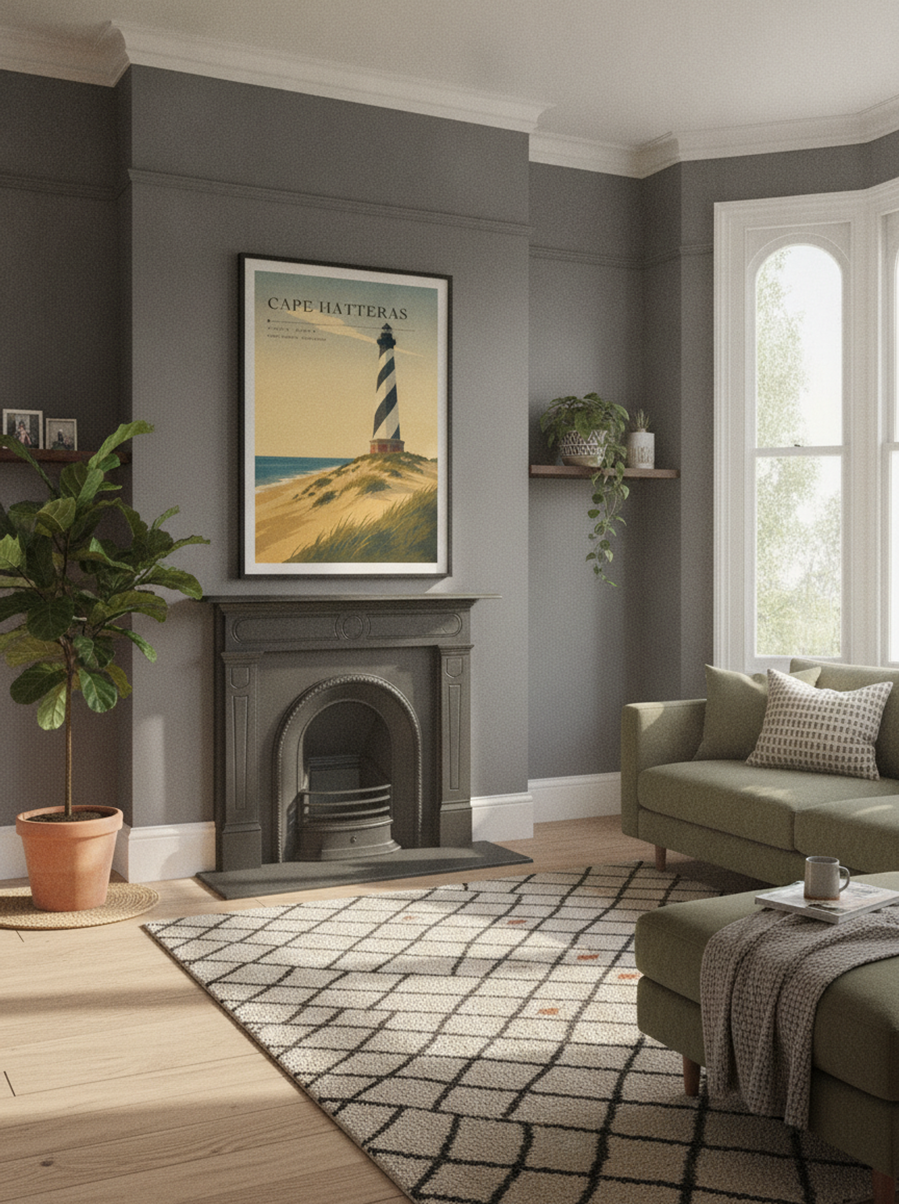 Cape Hatteras Travel Poster Artwork - Lifestyle