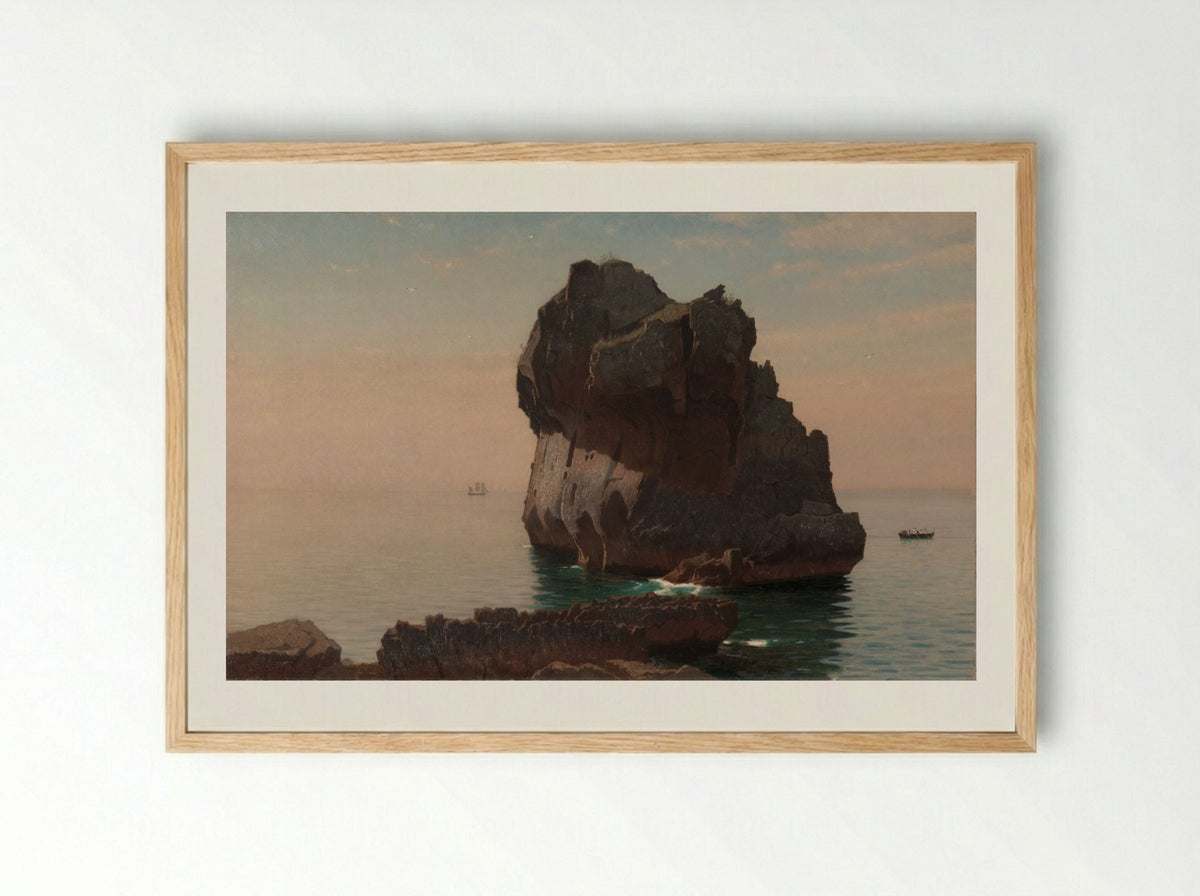 Capri - William Stanley Haseltine - Framed Print Wood