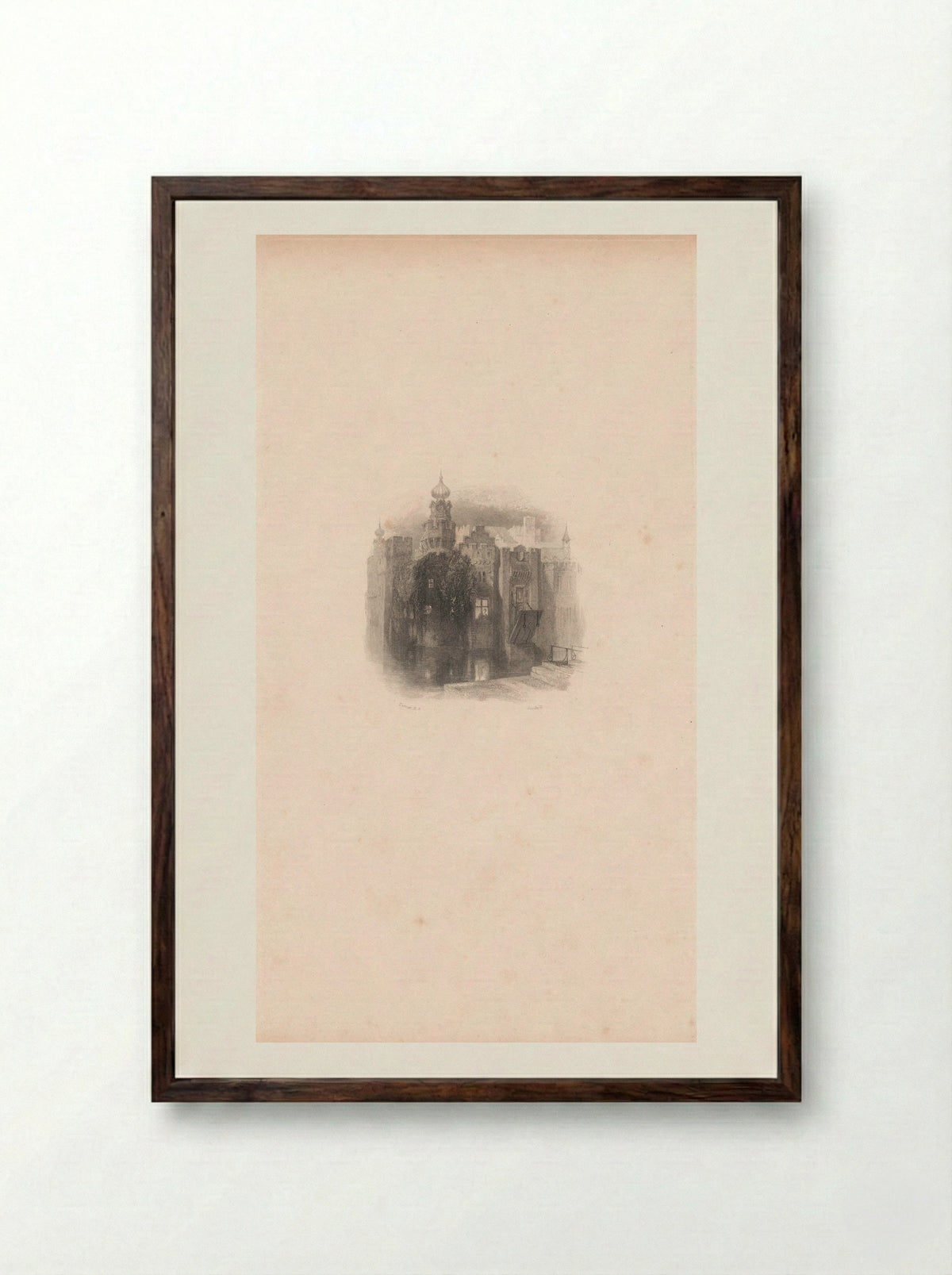 Captivity - Edward Goodall - Framed Print Dark Wood