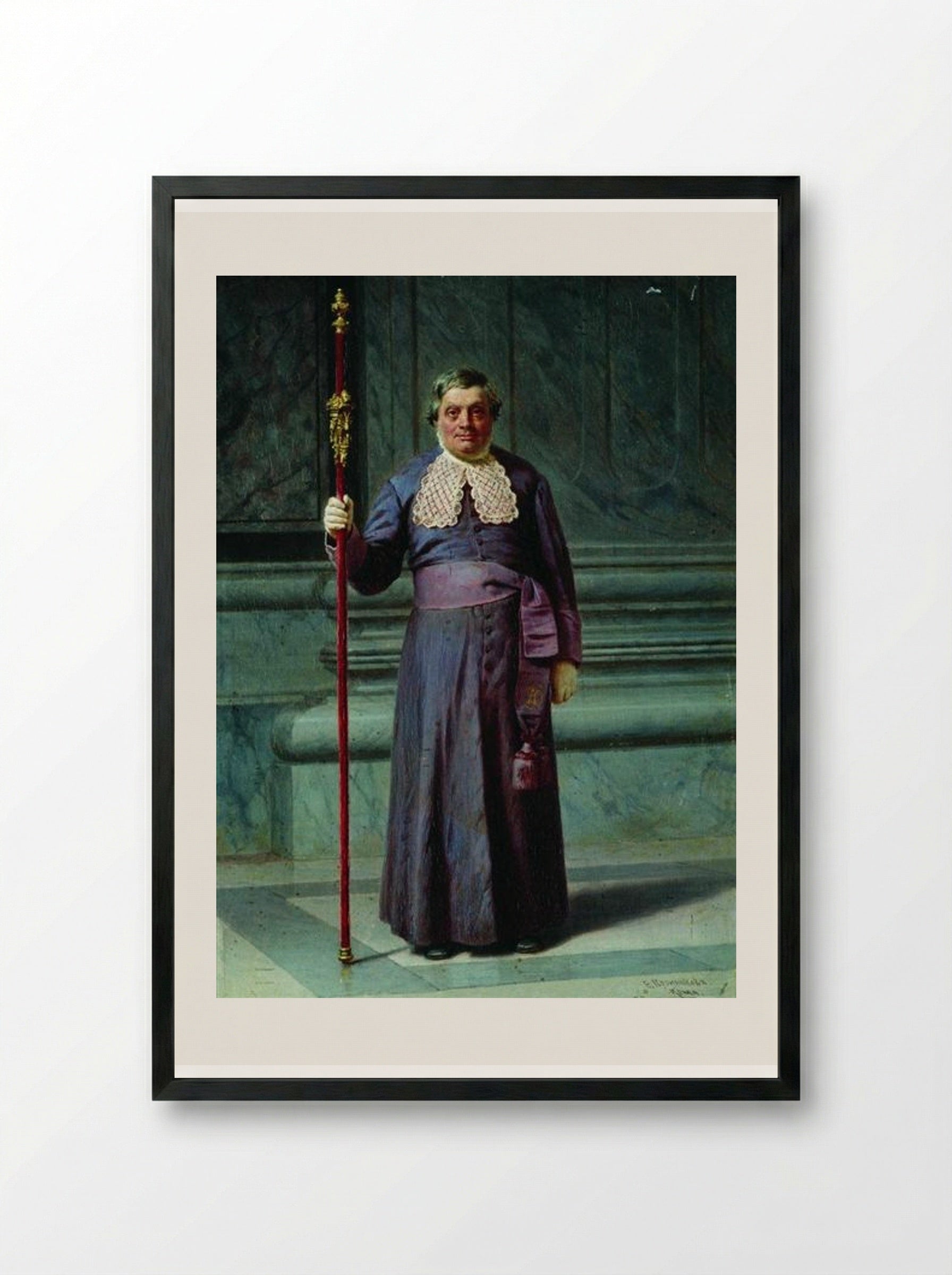 Capuchin - Fyodor Bronnikov - Framed Print Black