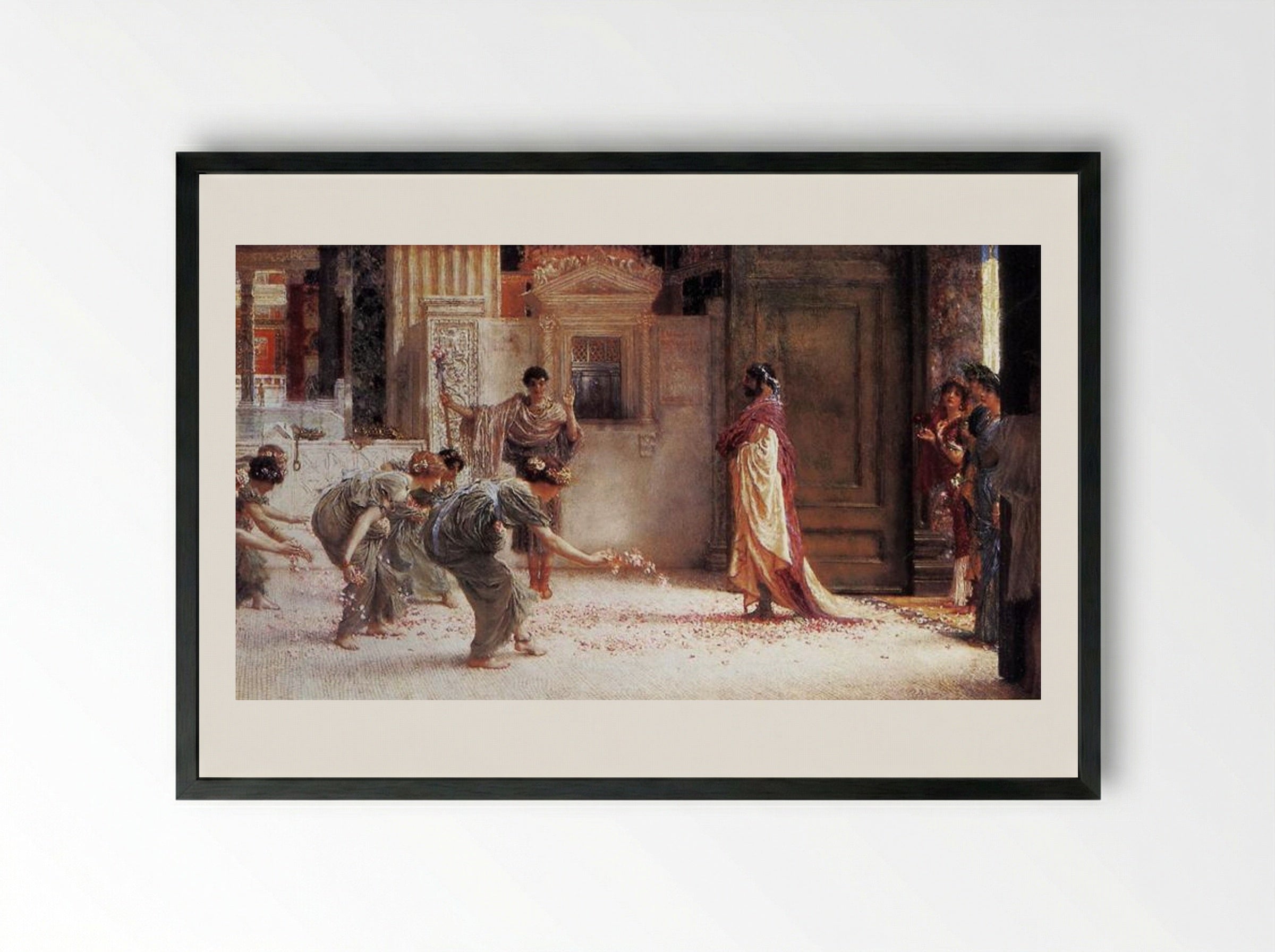 Caracalla - Sir Lawrence Alma-Tadema - Framed Print Black