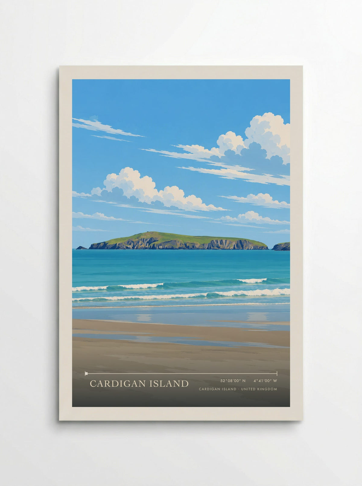 Cardigan Island | Travel Poster - Poster