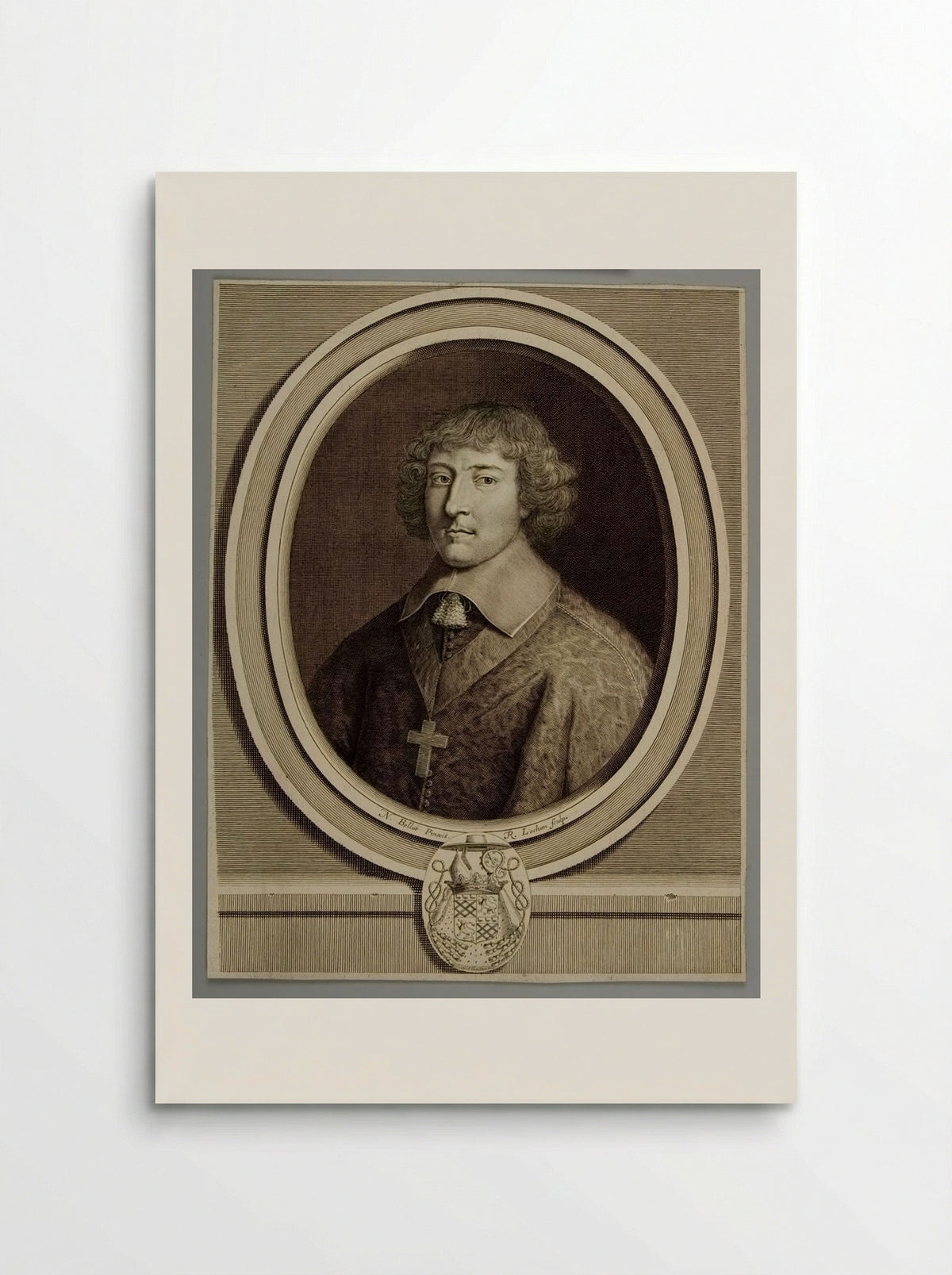 Cardinal César d'Estrées - René Lochon - Poster