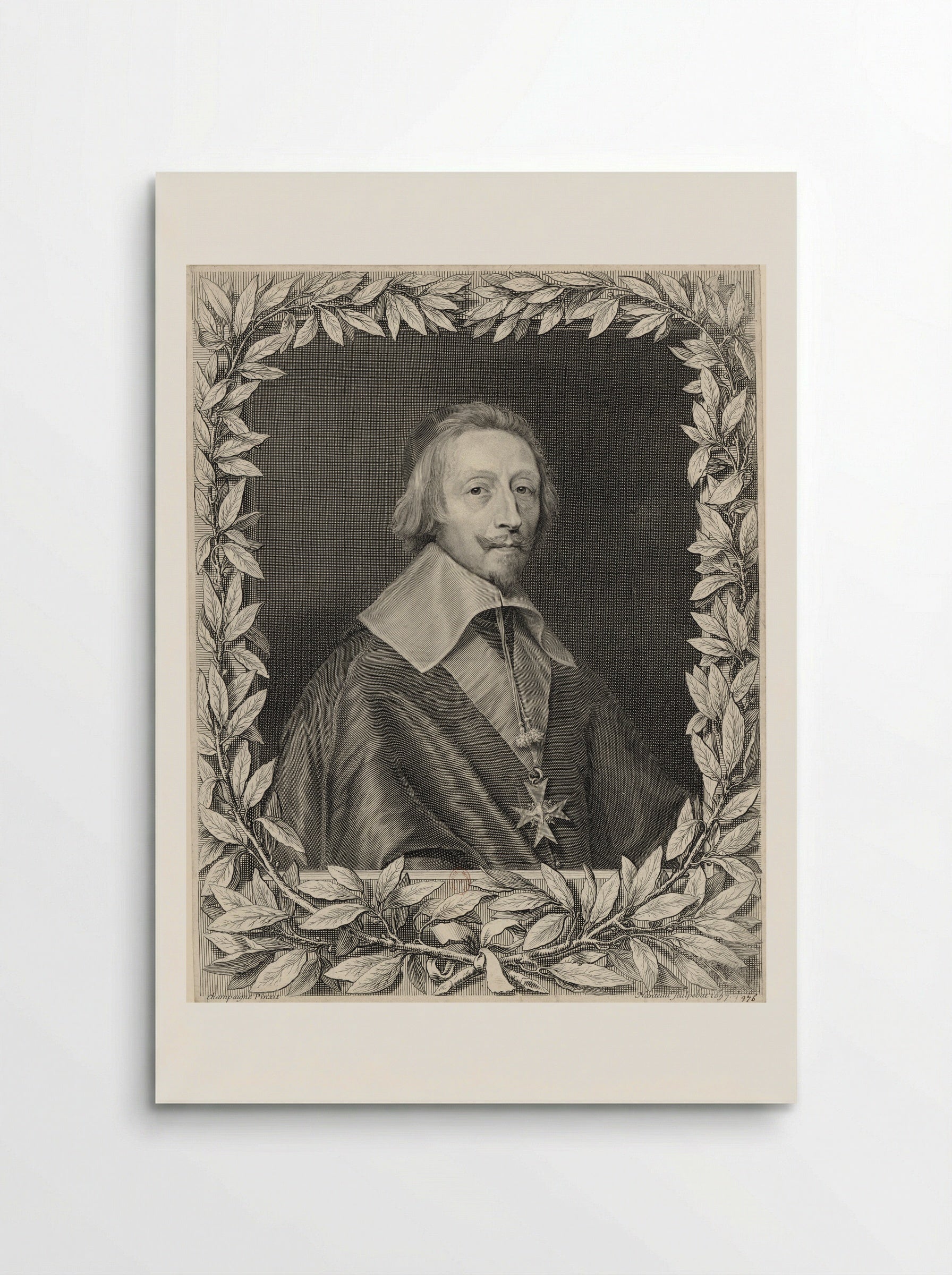 Cardinal Richelieu (Armand-Jean du Plessis) - Robert Nanteuil - Poster