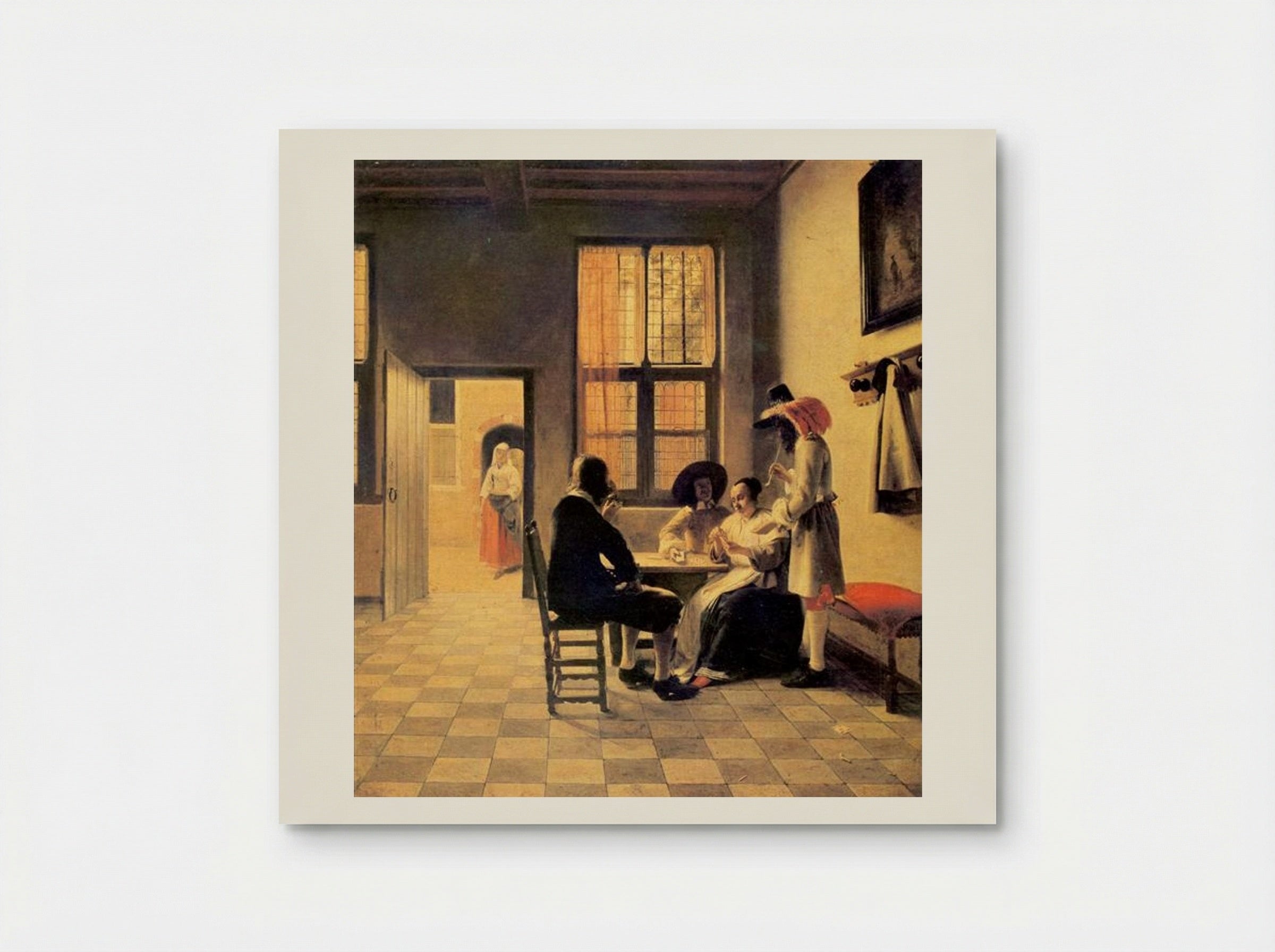 Cardplayers - Pieter de Hooch - Poster
