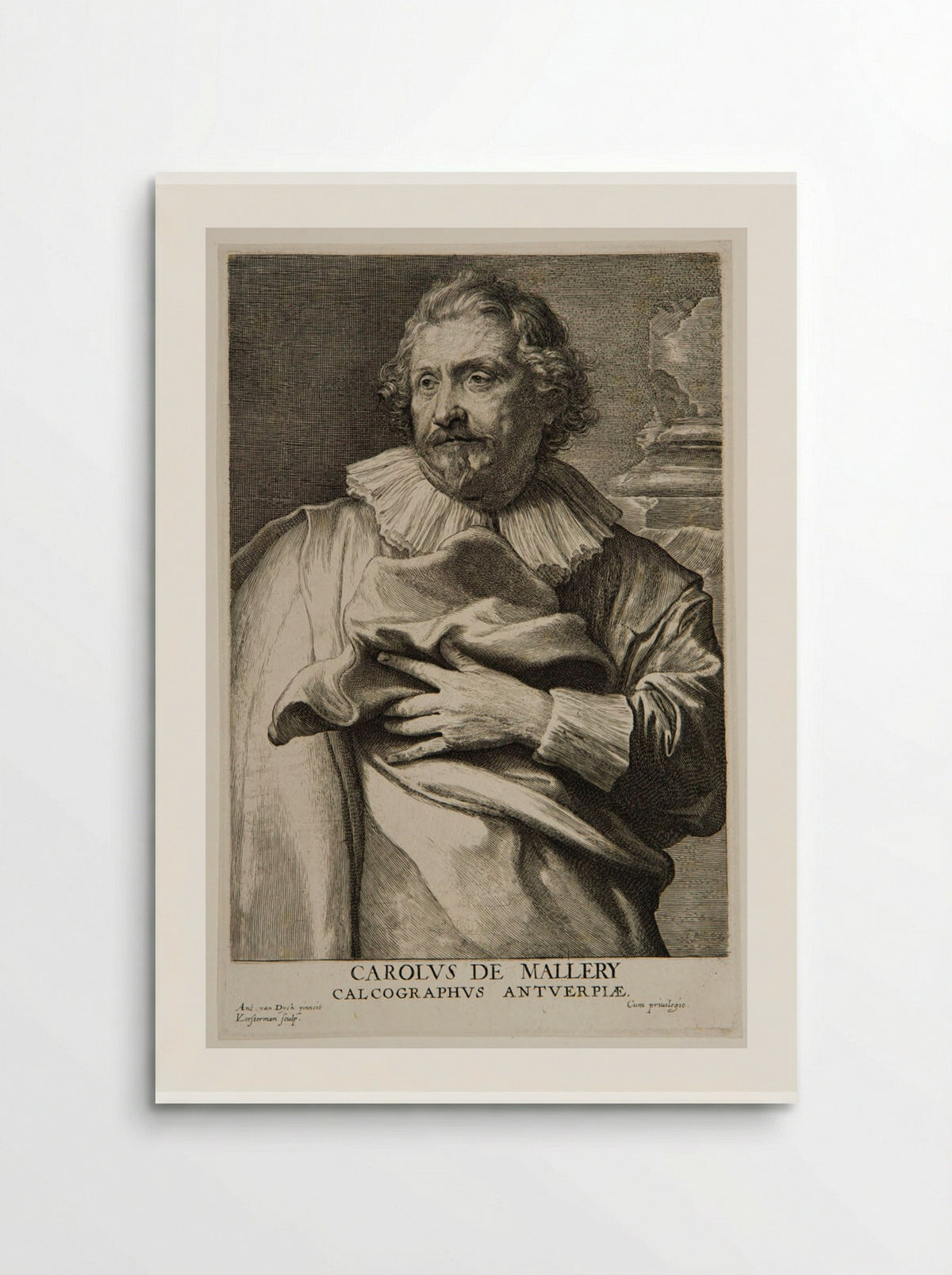Carel van Mallery - Lucas Vorsterman I - Poster
