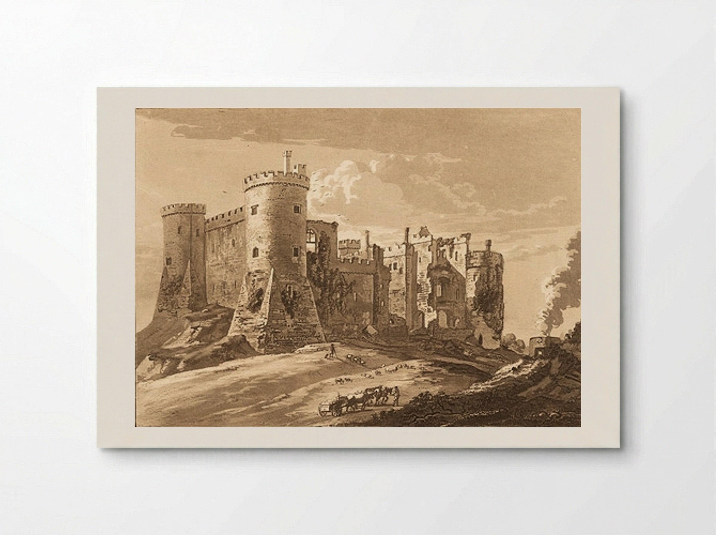 Carey Castle in Pembrokeshire - Paul Sandby - Poster