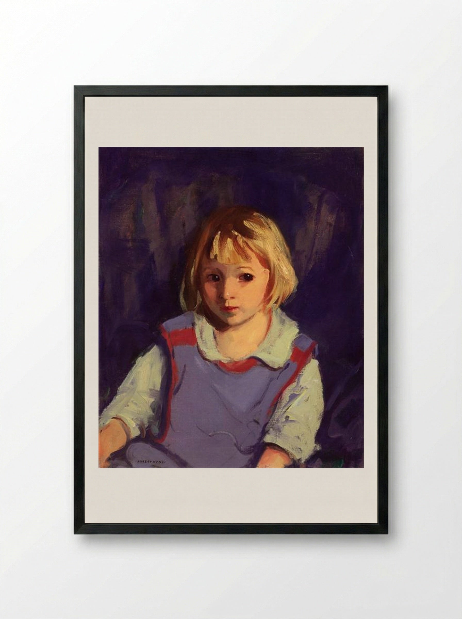 Carl Schleicher - Robert Henri - Framed Print Black