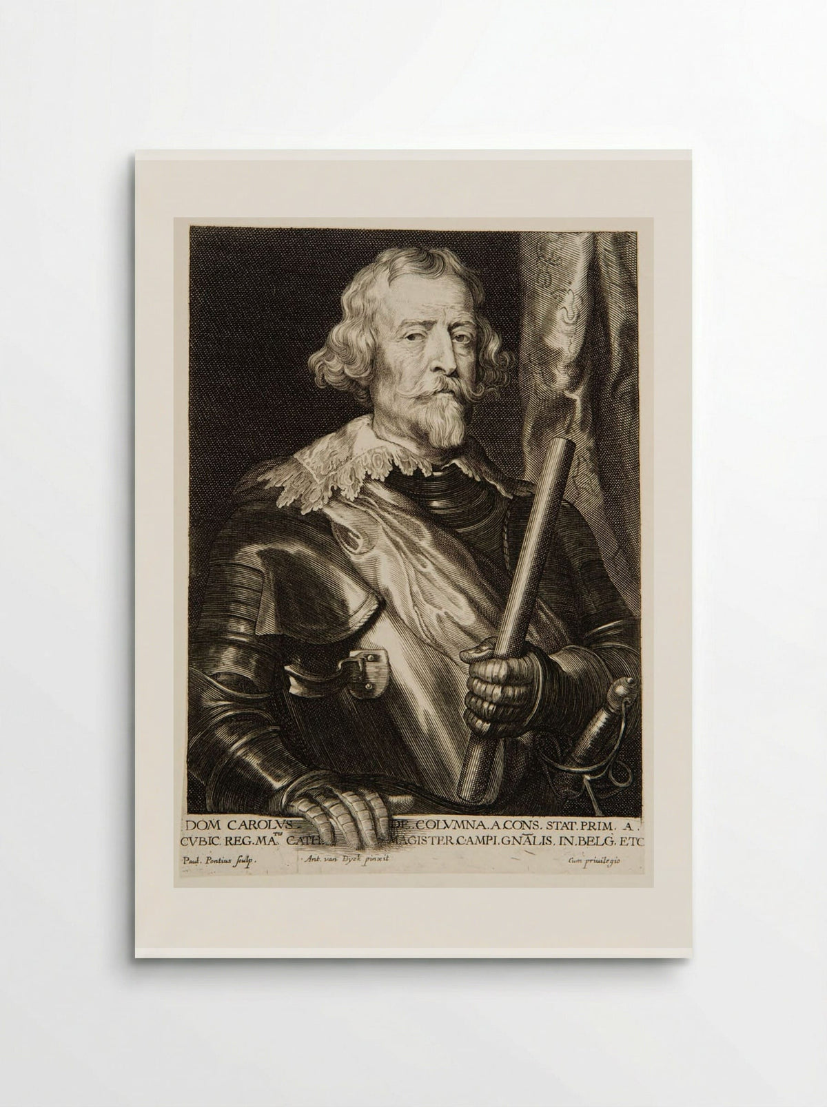 Carlos de Colonna - Paulus Pontius - Poster